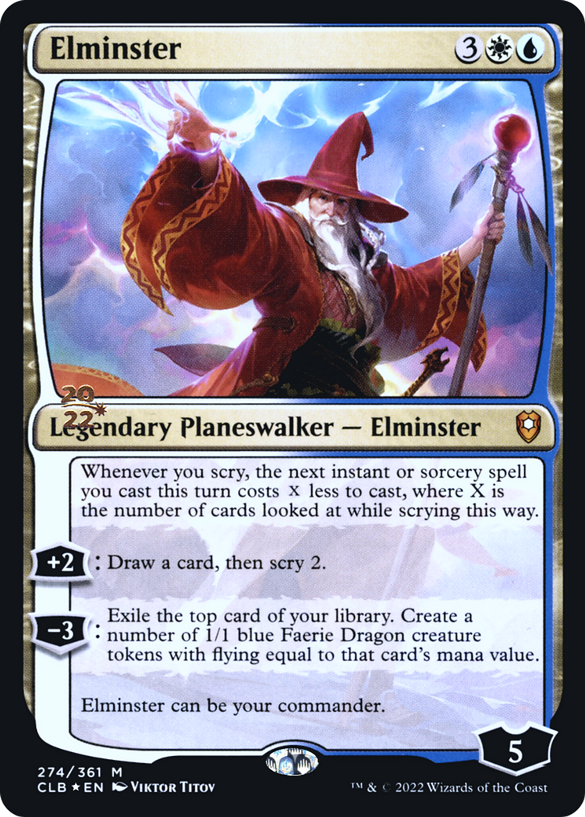 Elminster — Battle for Baldur's Gate Promos — Magic: The Gathering