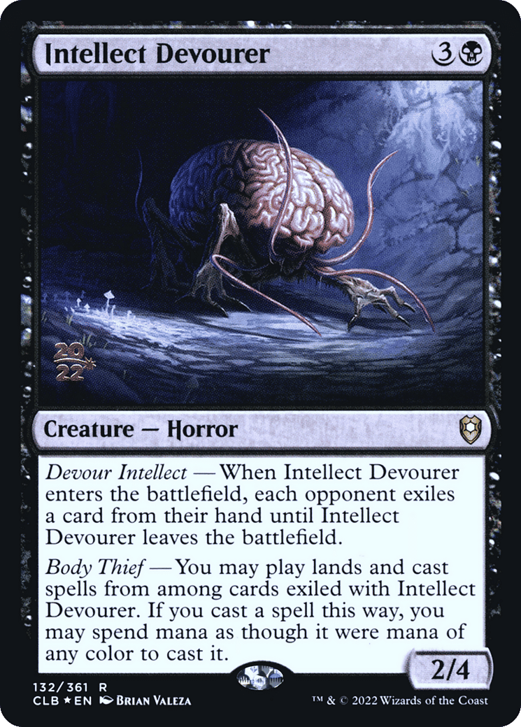 Intellect Devourer — Battle for Baldur's Gate Promos — Magic: The Gathering