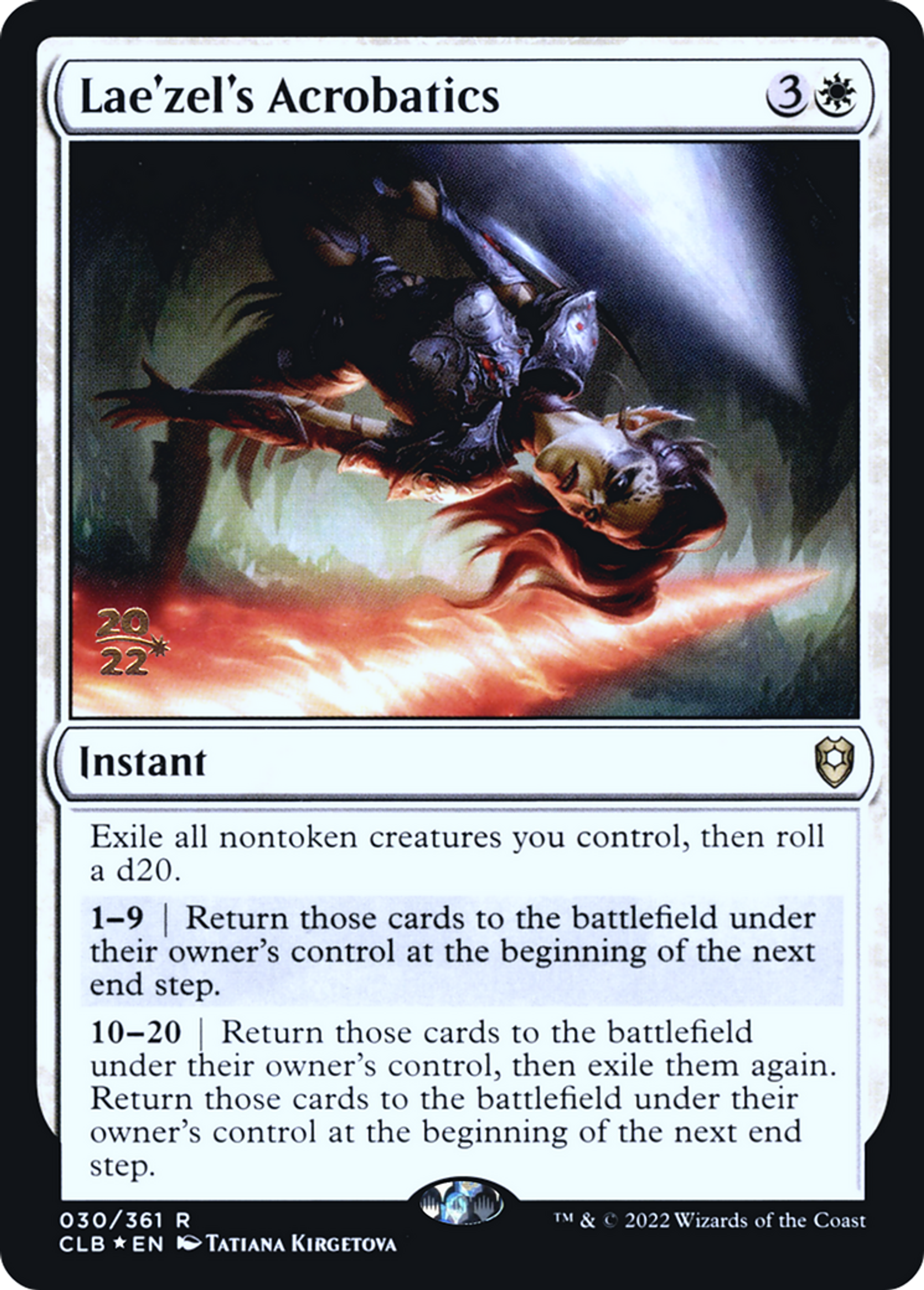 Lae'zel's Acrobatics — Battle for Baldur's Gate Promos — Magic: The Gathering