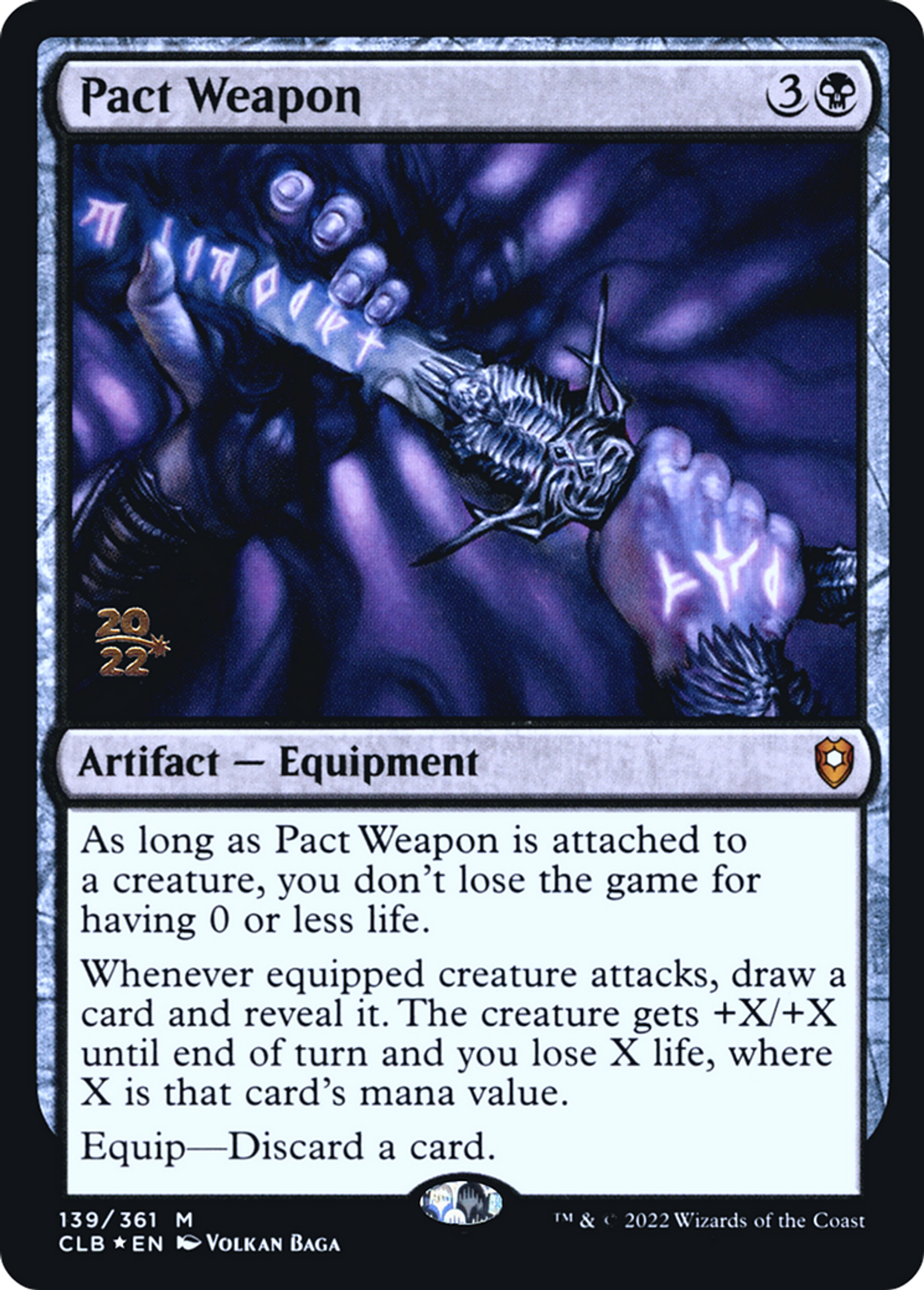 Pact Weapon — Battle for Baldur's Gate Promos — Magic: The Gathering