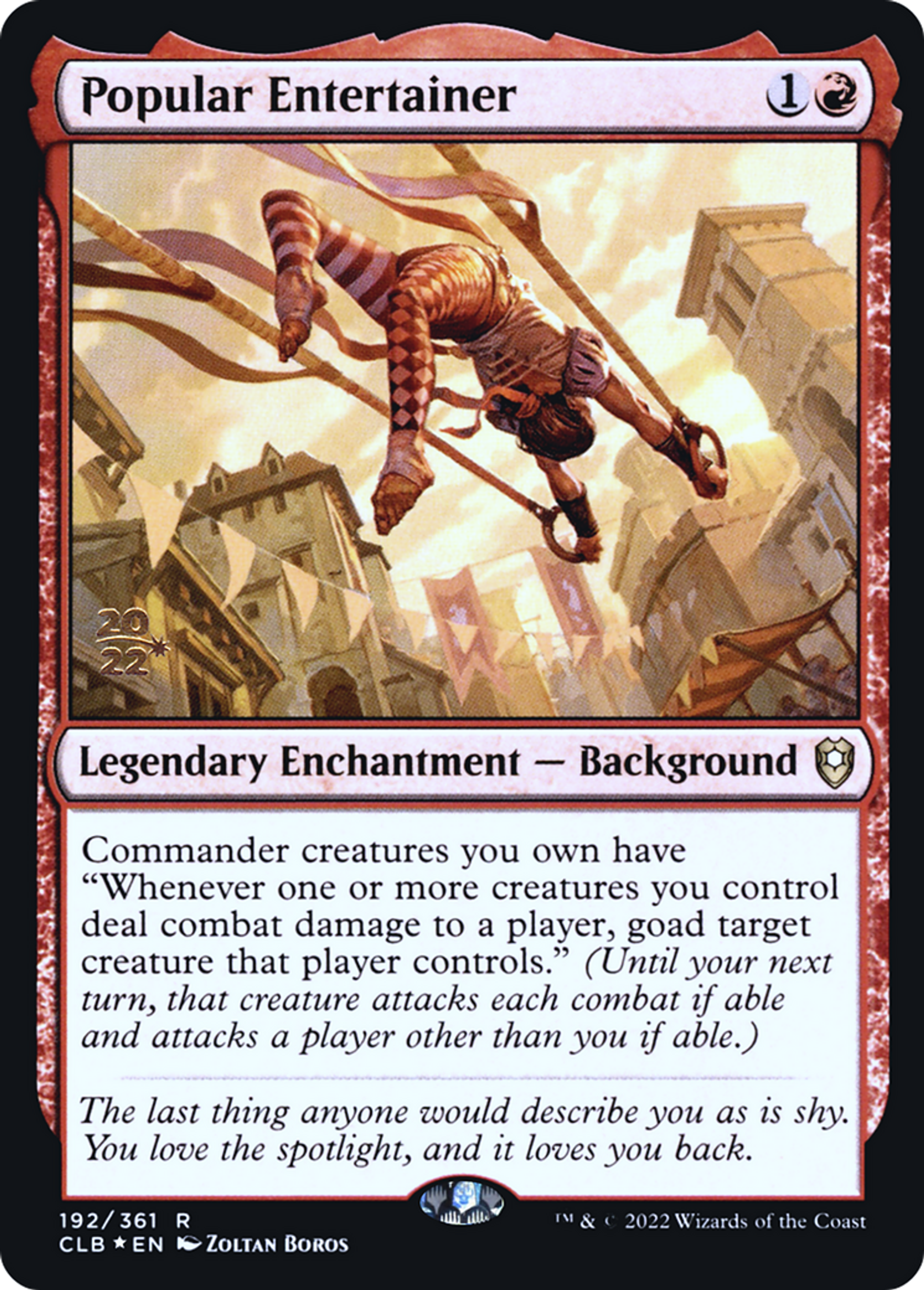 Popular Entertainer — Battle for Baldur's Gate Promos — Magic: The Gathering
