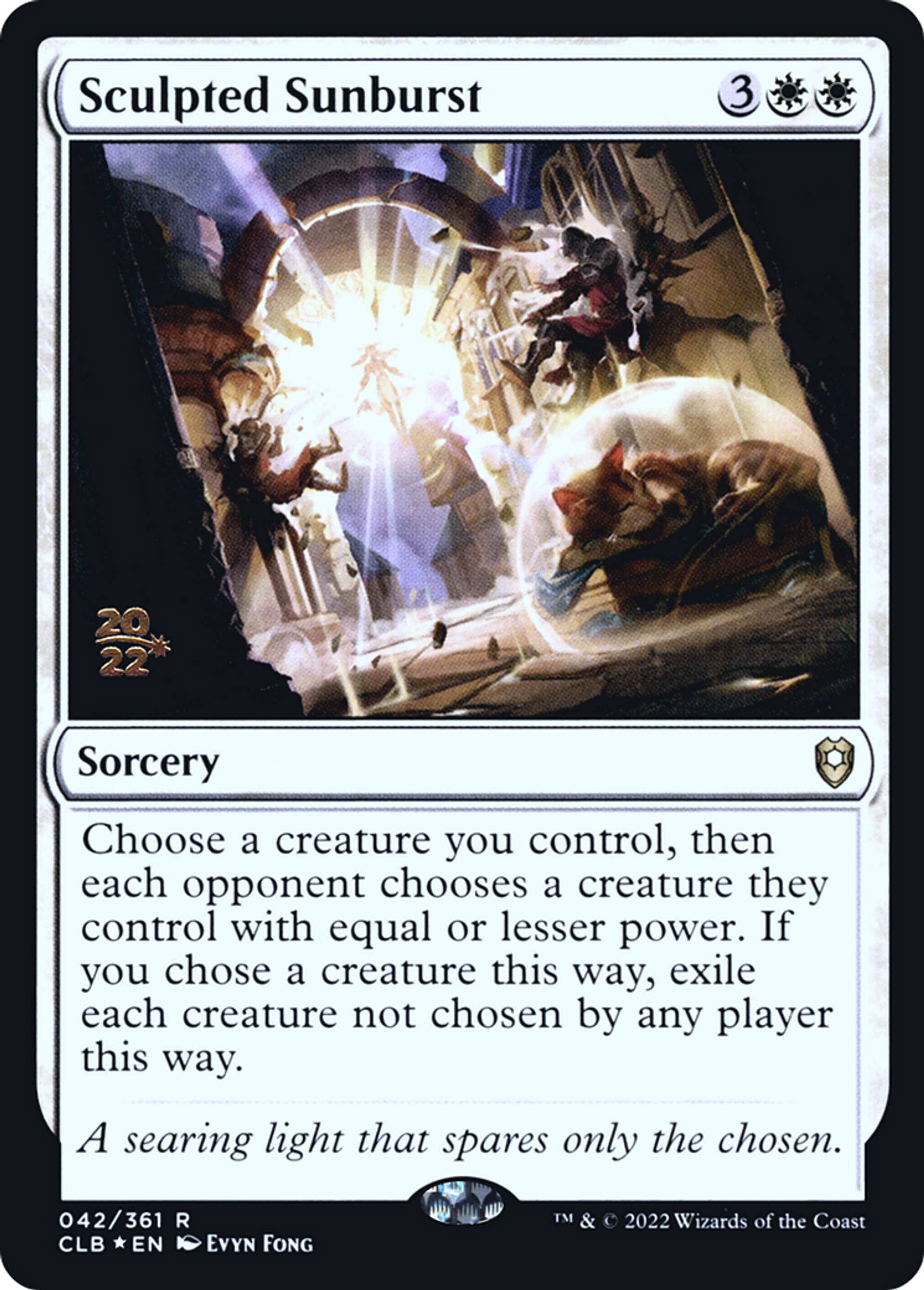 Sculpted Sunburst — Battle for Baldur's Gate Promos — Magic: The Gathering