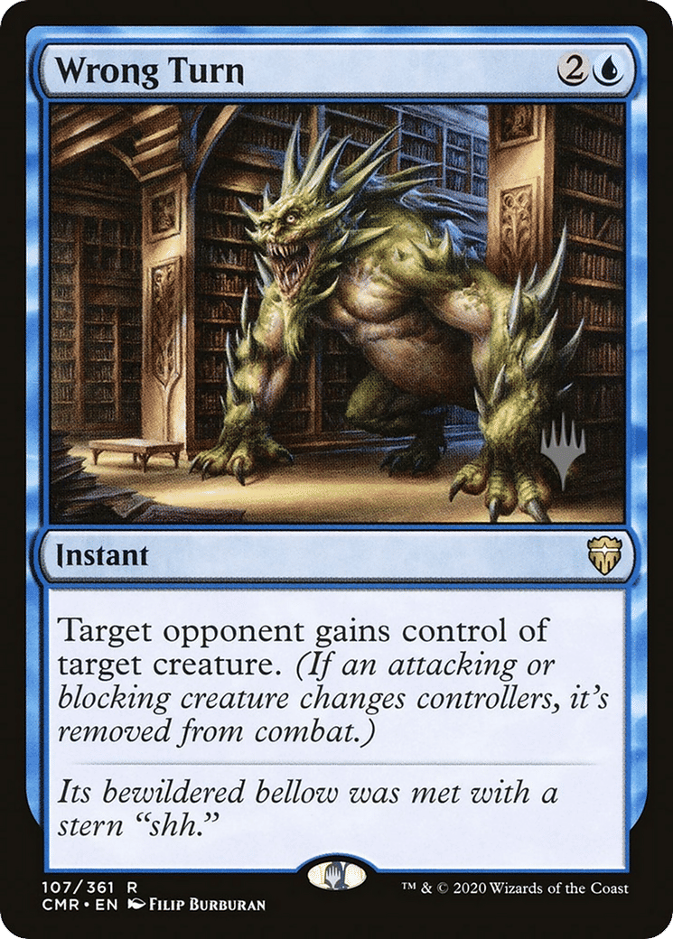 Wrong Turn — Commander Legends Promos — Magic: The Gathering