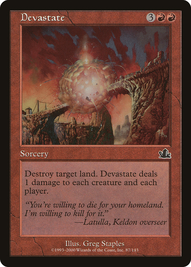 Devastate — Prophecy — Magic: The Gathering