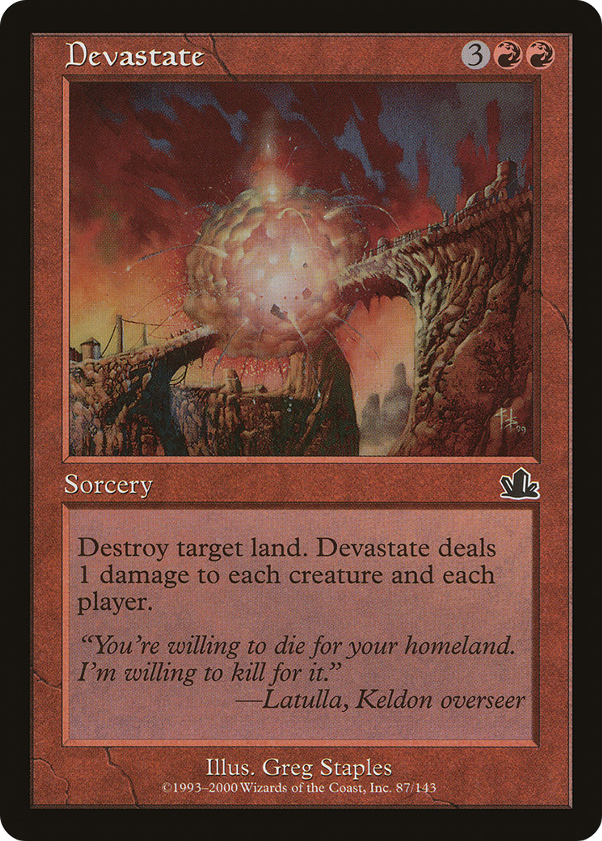 Attaque dévastatrice — Prophecy — Magic: The Gathering