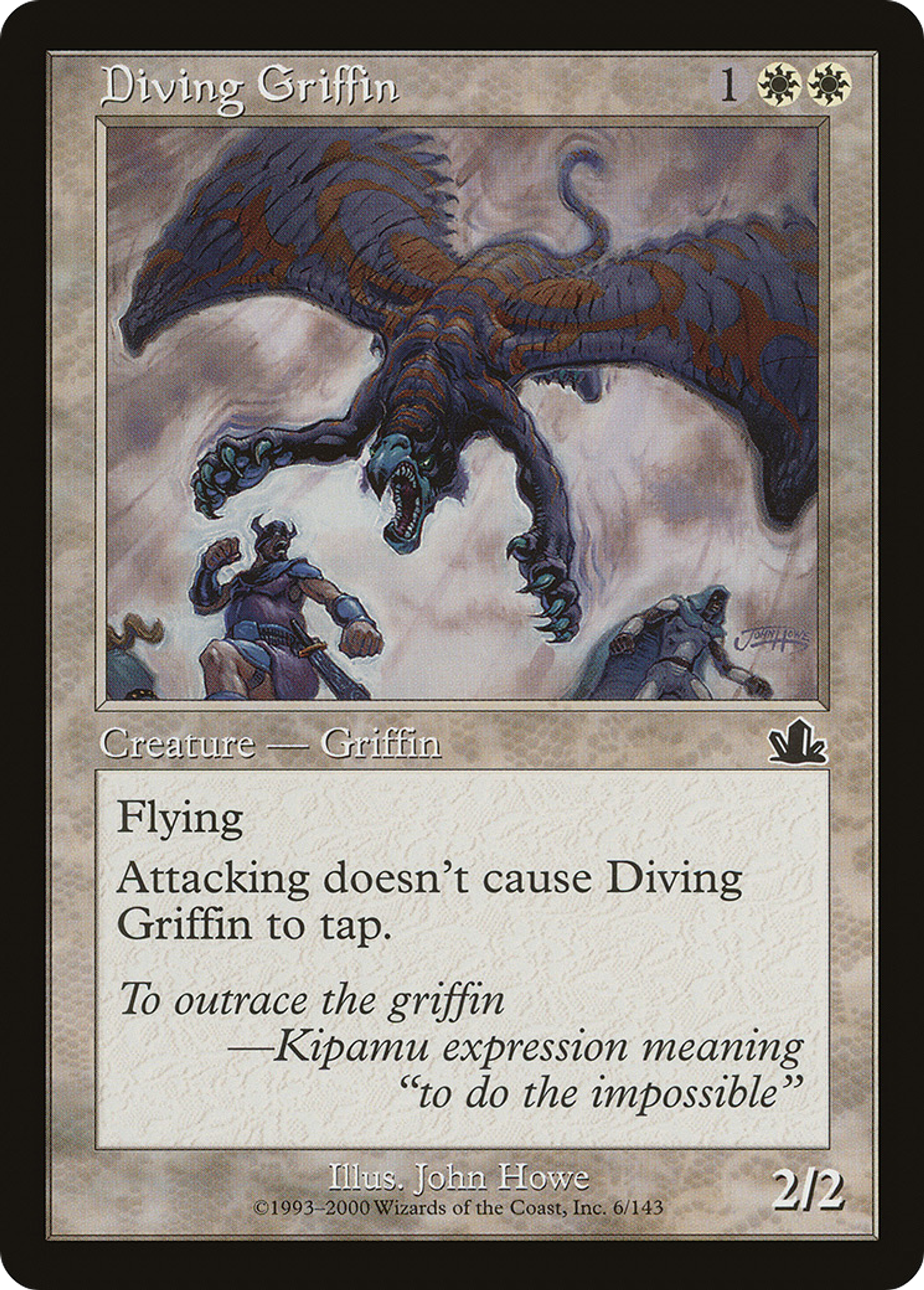 Diving Griffin — Prophecy — Magic: The Gathering