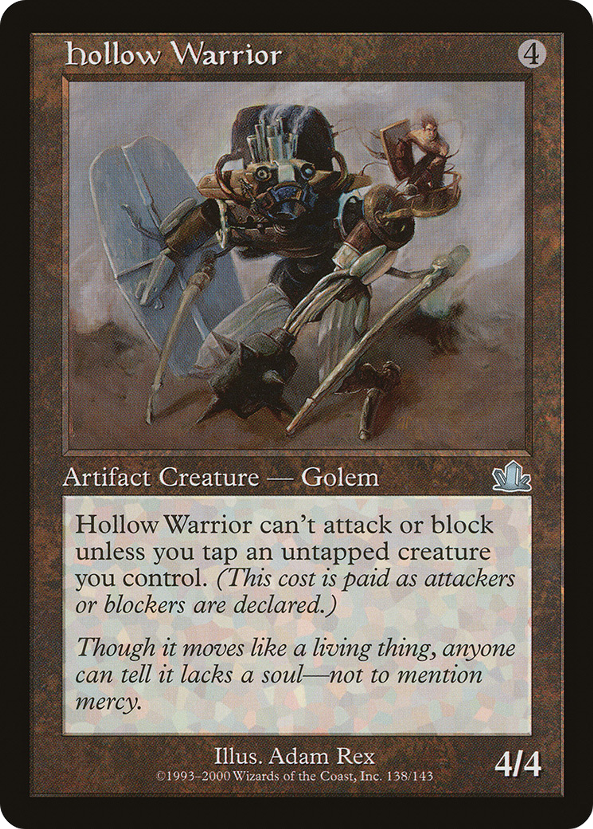 Hollow Warrior — Prophecy — Magic: The Gathering