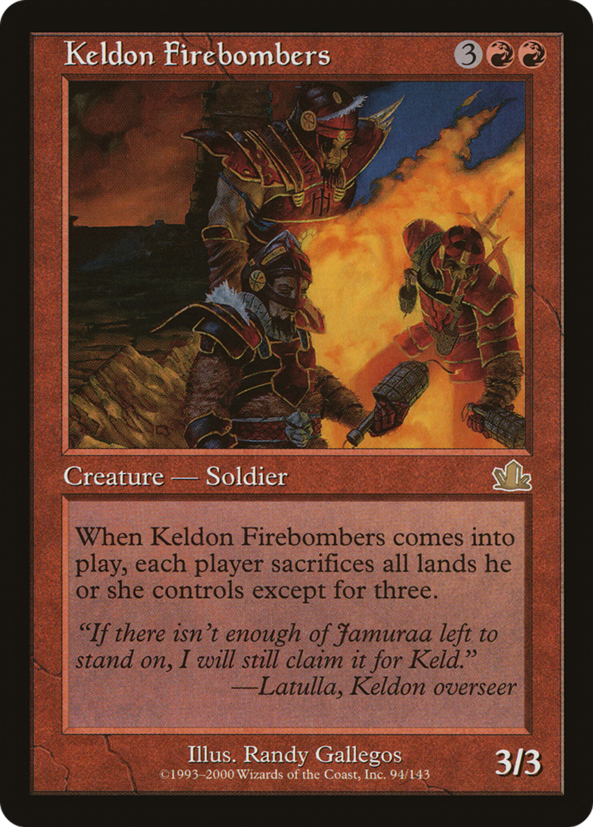 Grenadiers keldes — Prophecy — Magic: The Gathering