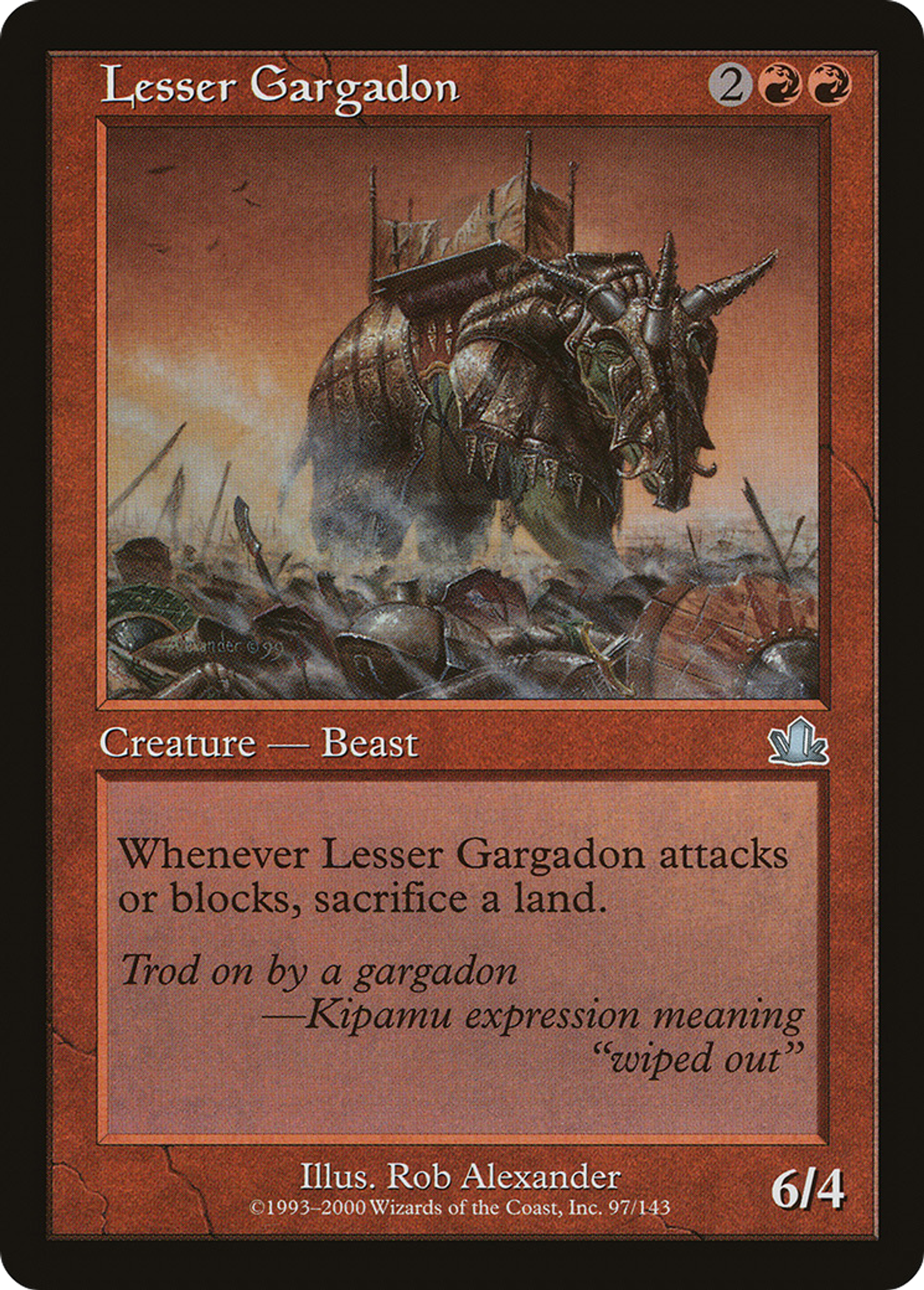 Petit gargadon — Prophecy — Magic: The Gathering