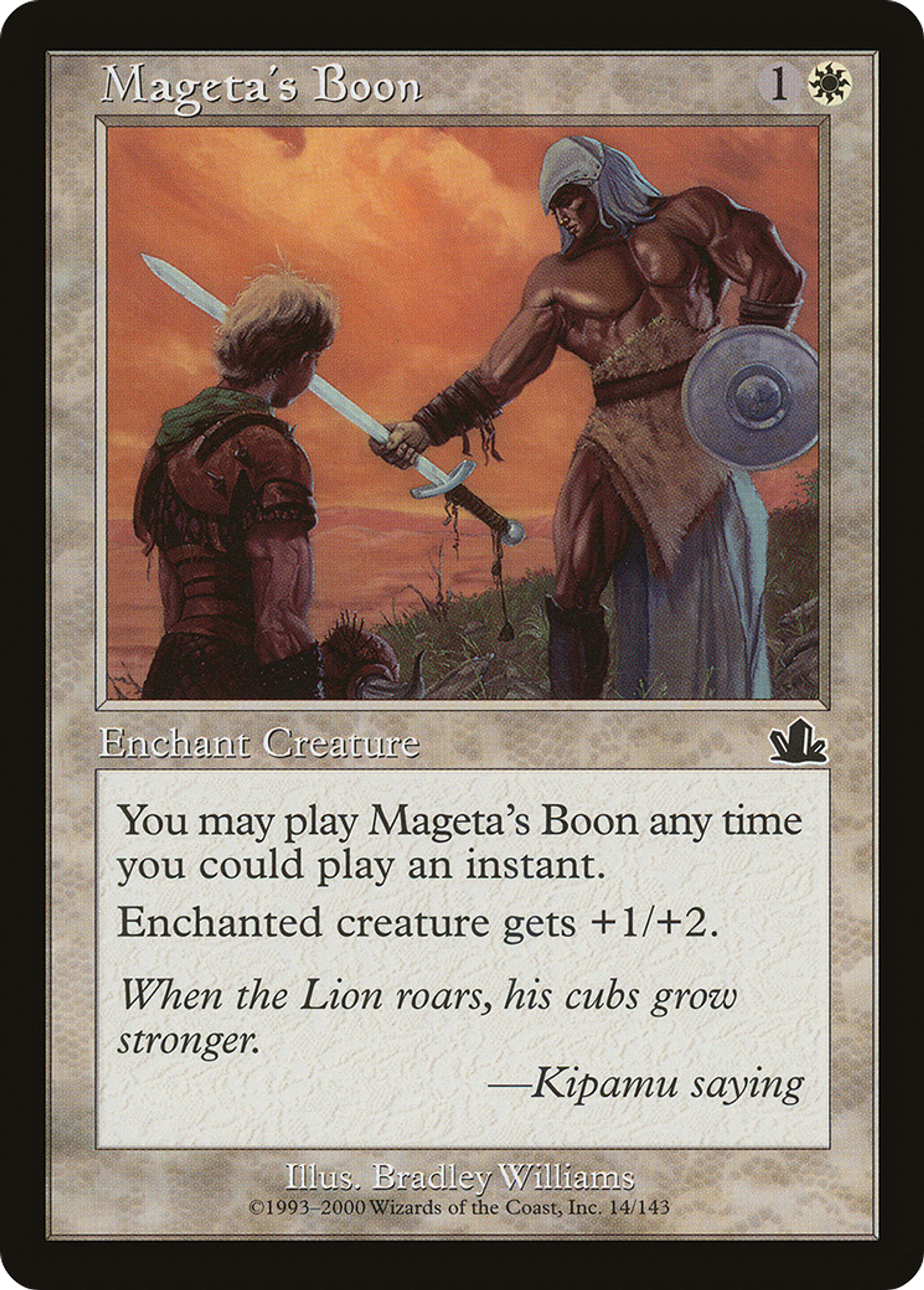 Faveur de Mageta — Prophecy — Magic: The Gathering