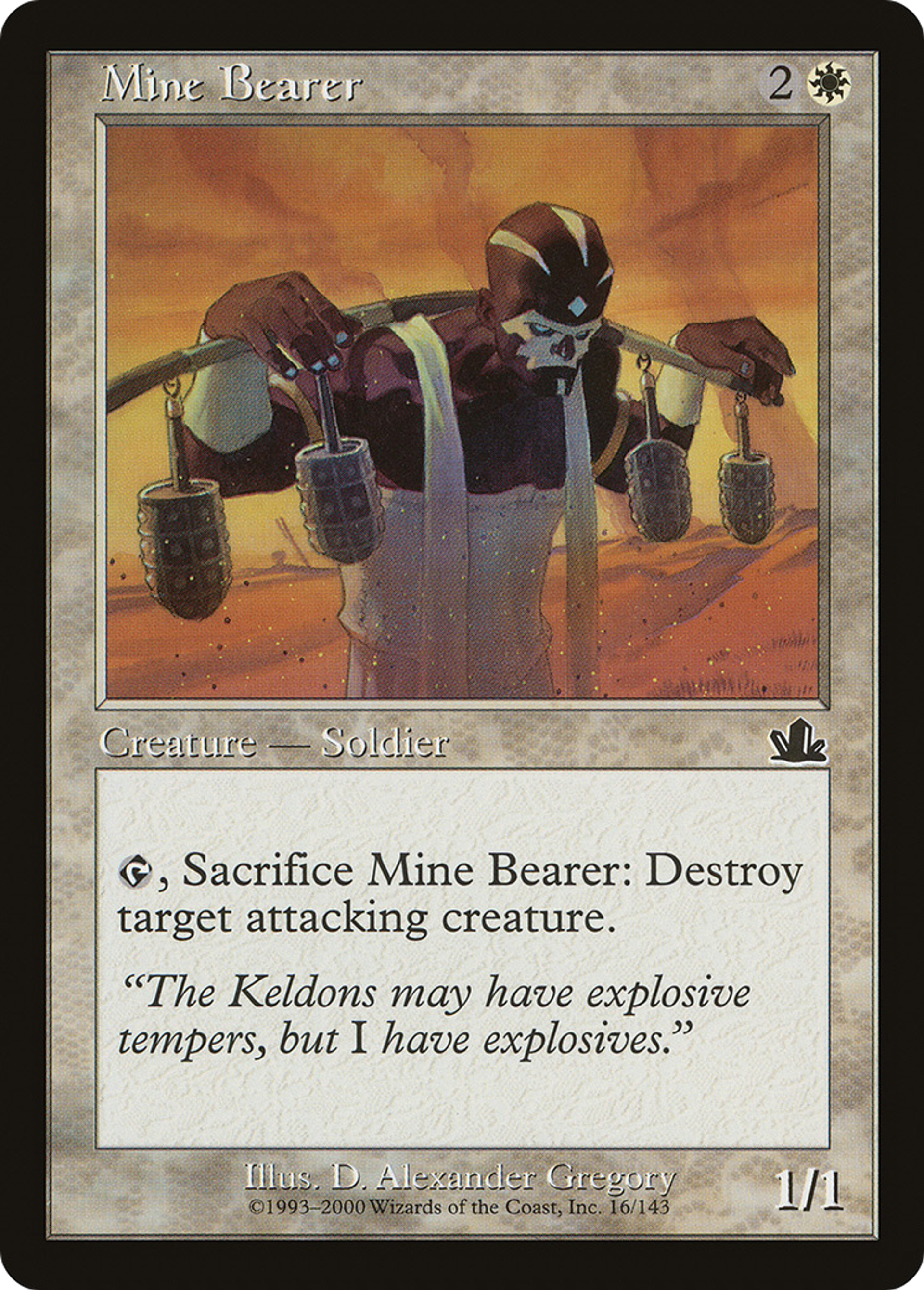 Porteur de mines — Prophecy — Magic: The Gathering