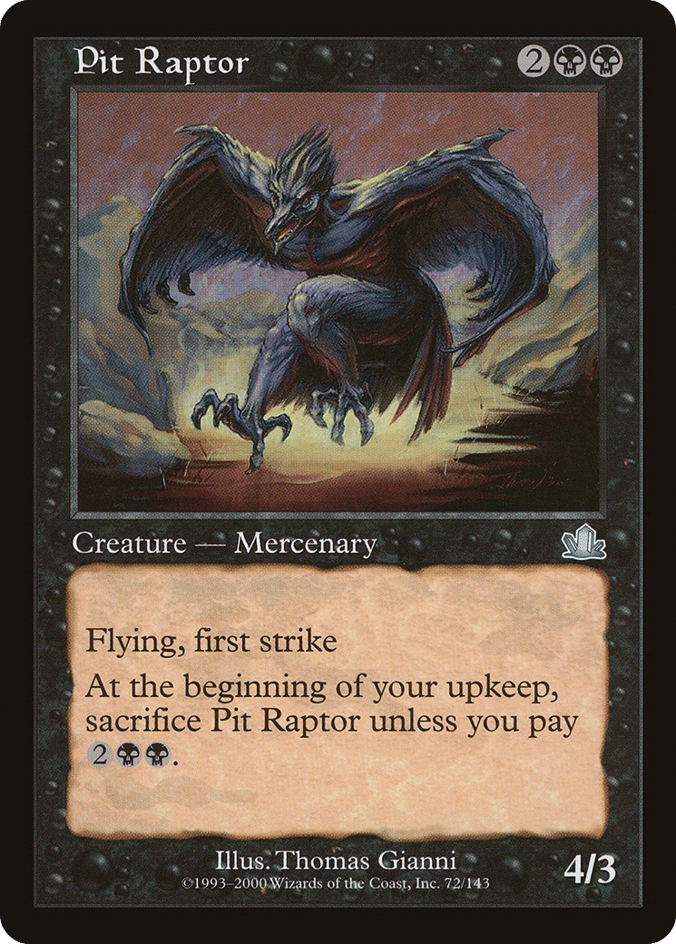 Pit Raptor — Prophecy — Magic: The Gathering