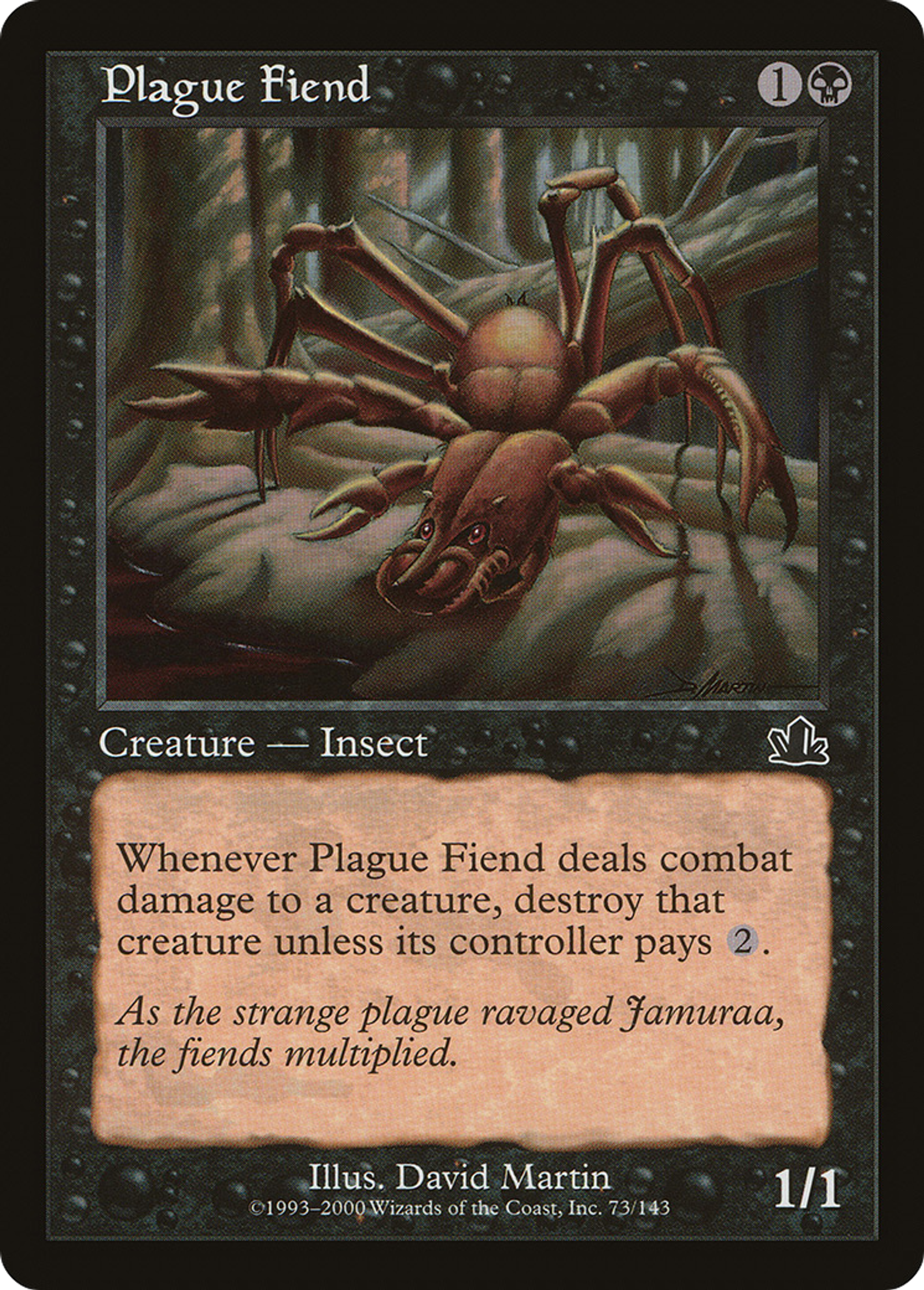 Fielleux de la peste — Prophecy — Magic: The Gathering