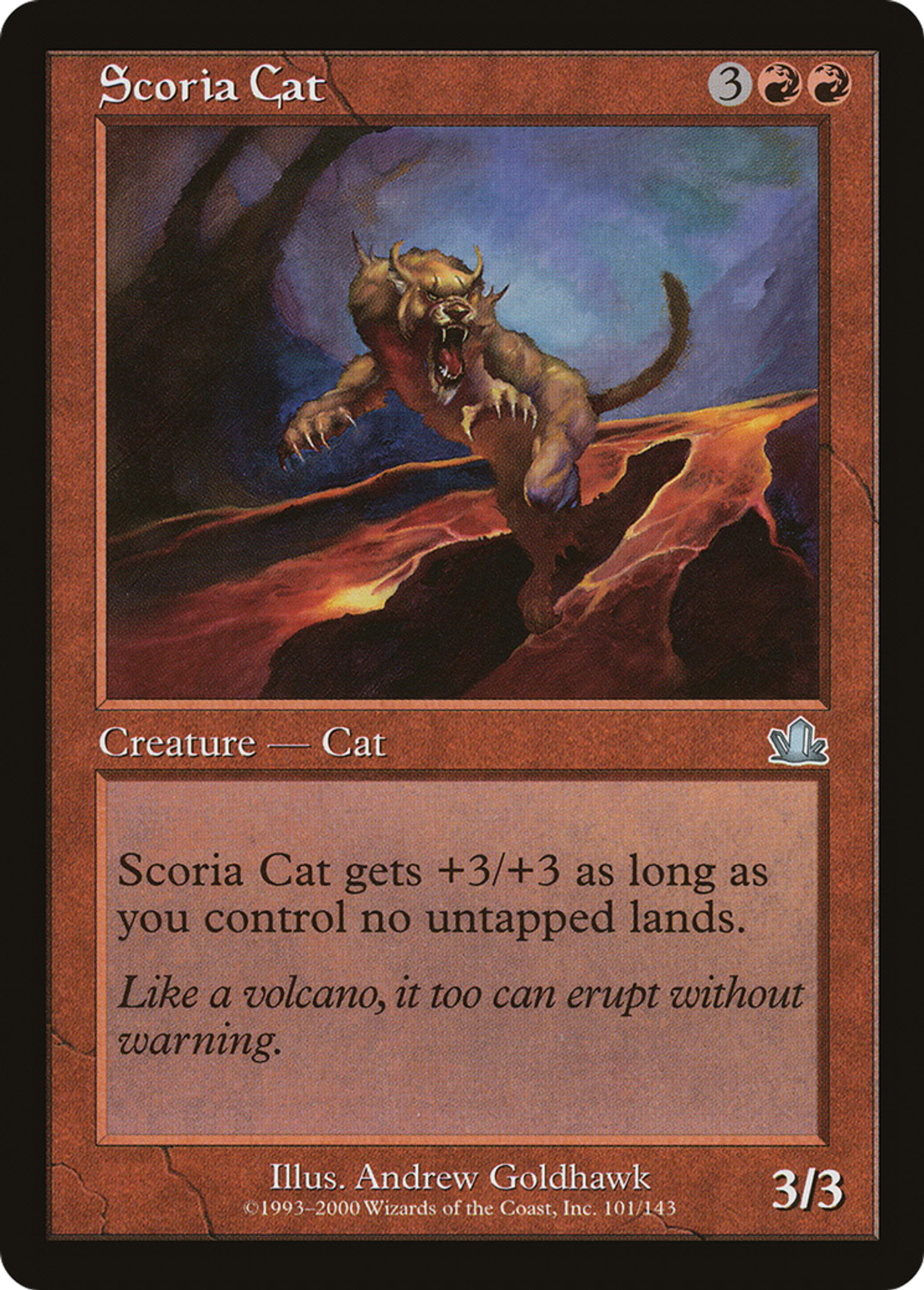 Chat des scories — Prophecy — Magic: The Gathering