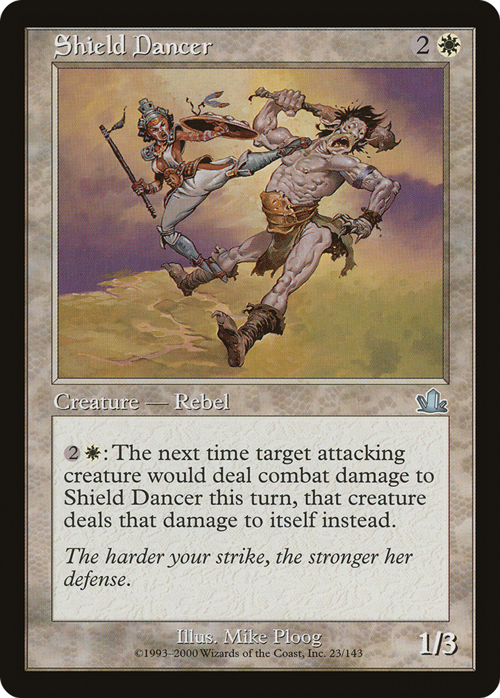 Danseuse au bouclier — Prophecy — Magic: The Gathering