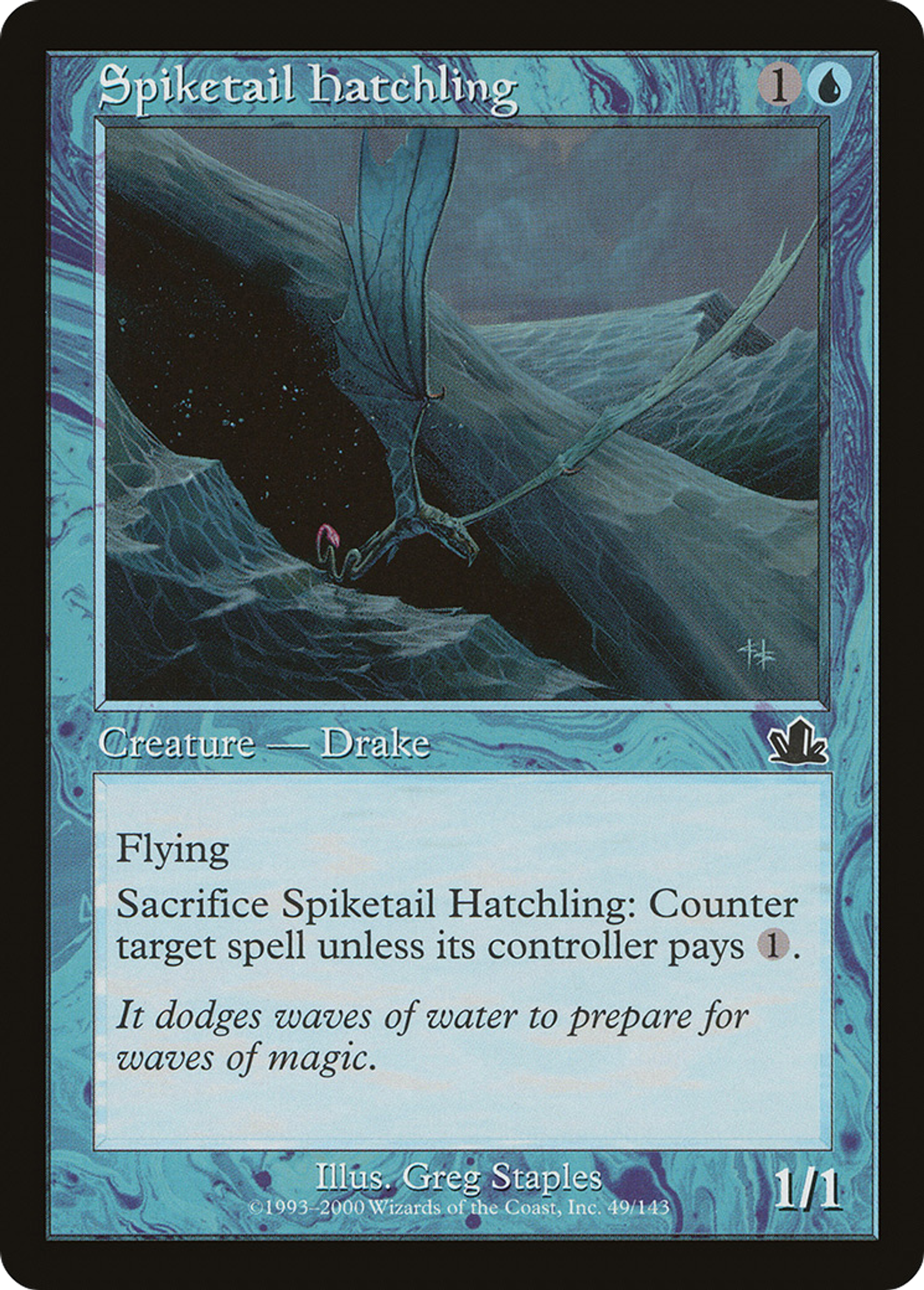 Spiketail Hatchling — Prophecy — Magic: The Gathering