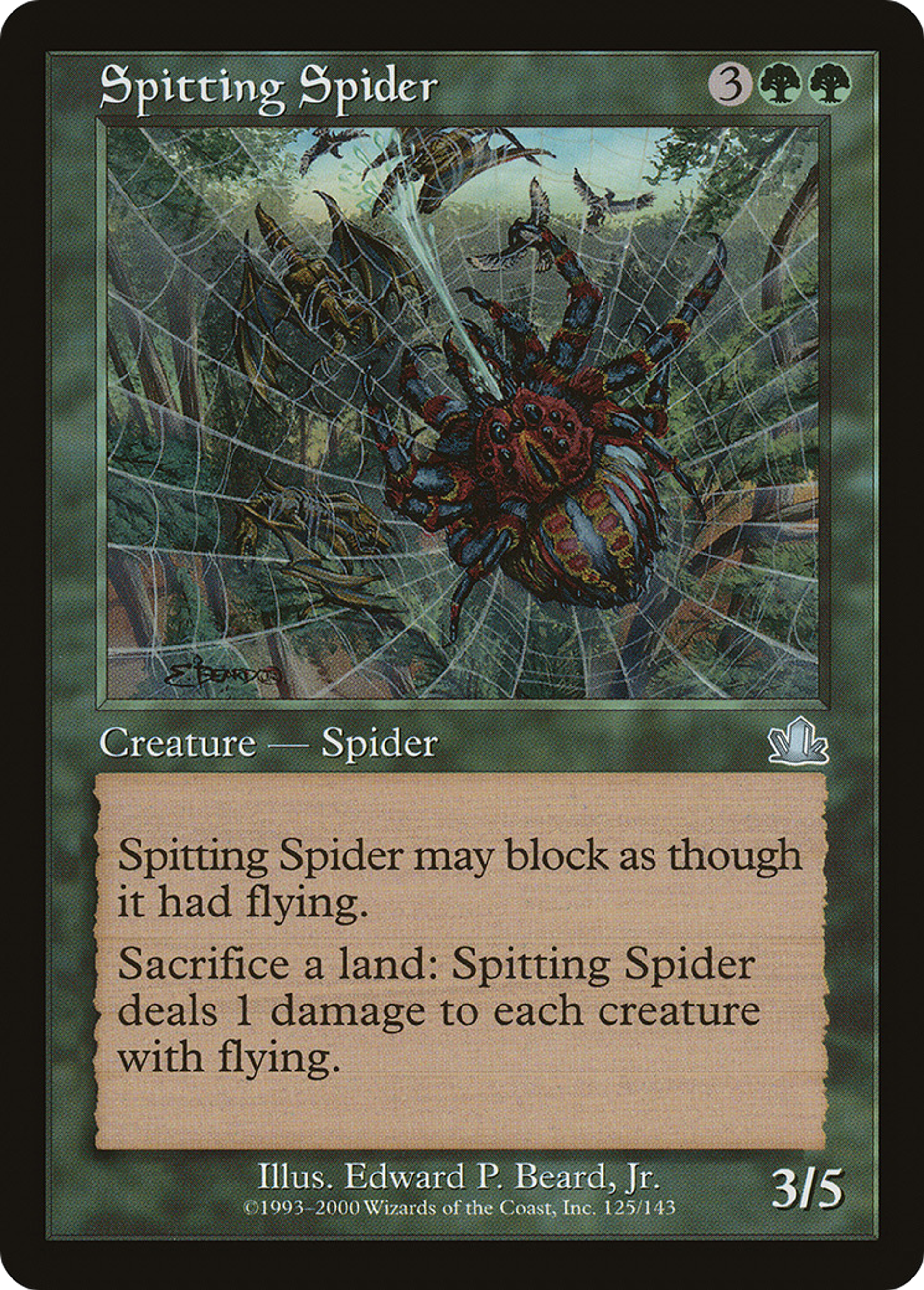 Araignée cracheuse — Prophecy — Magic: The Gathering