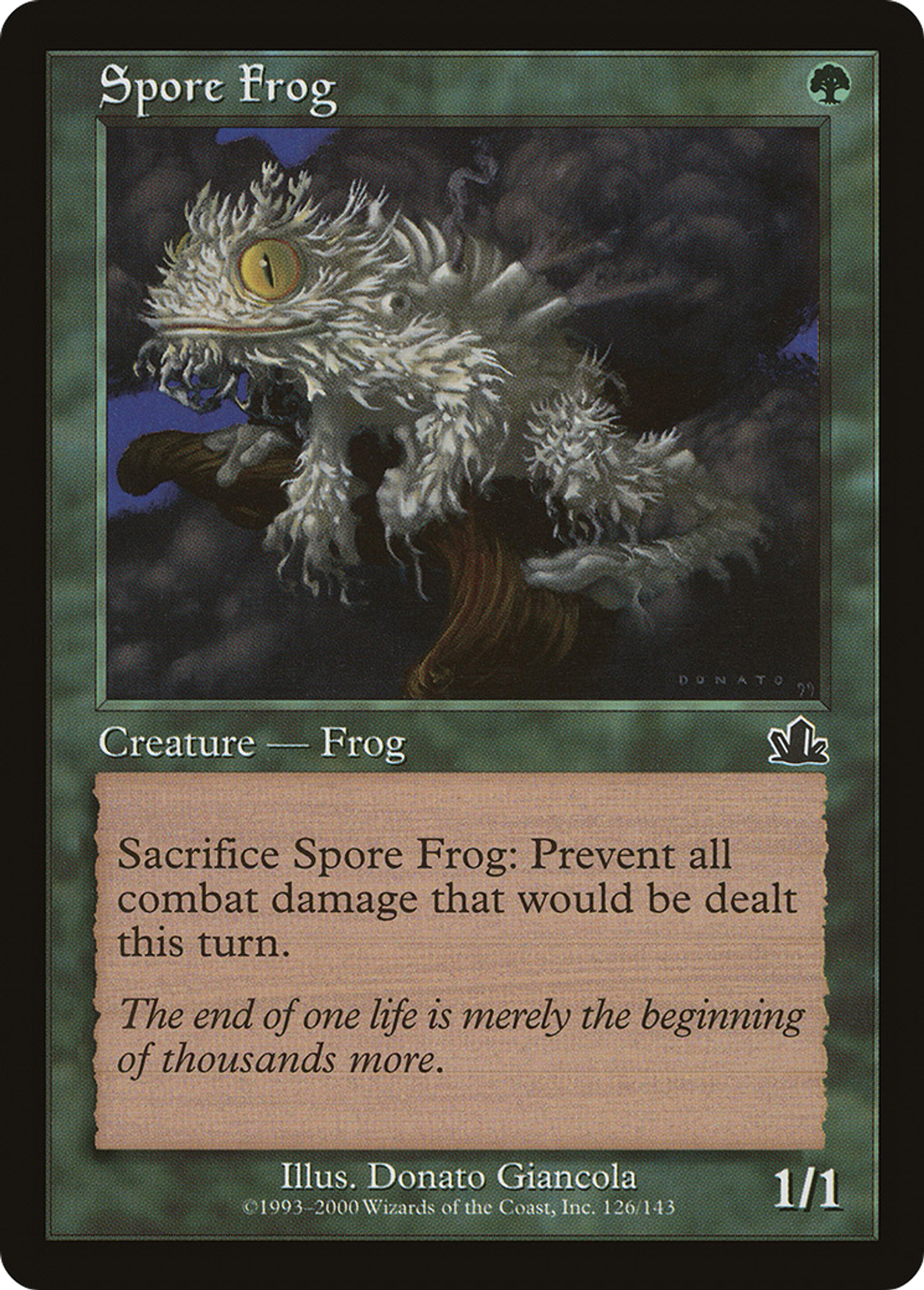 Spore Frog — Prophecy — Magic: The Gathering