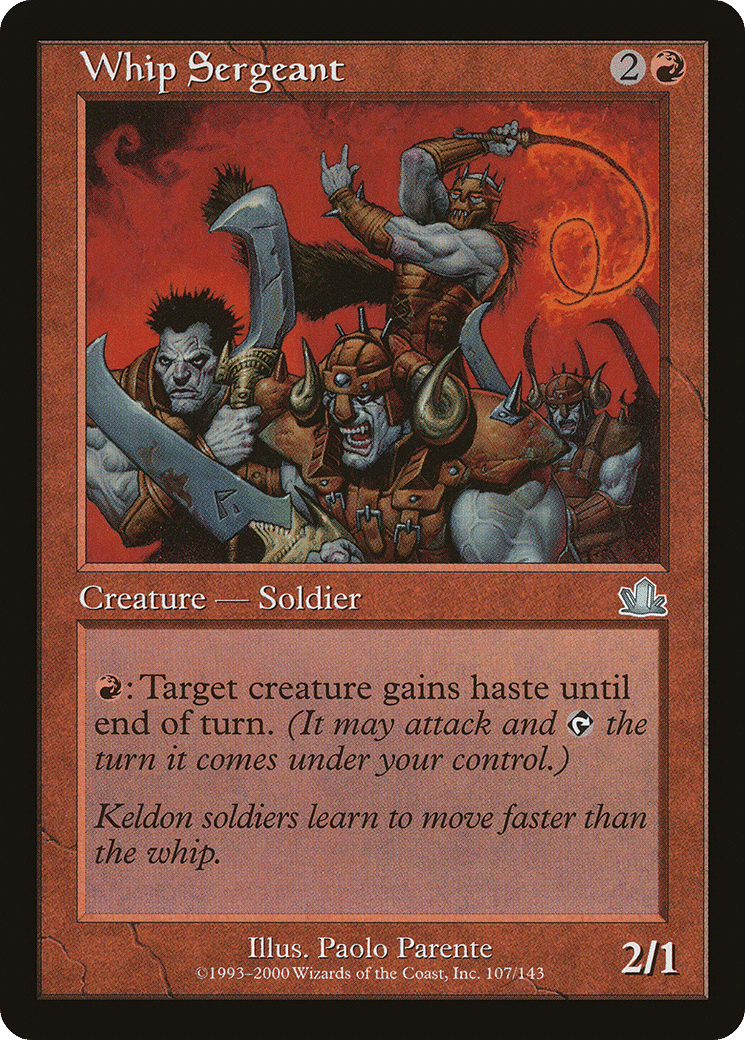 Whip Sergeant — Prophecy — Magic: The Gathering