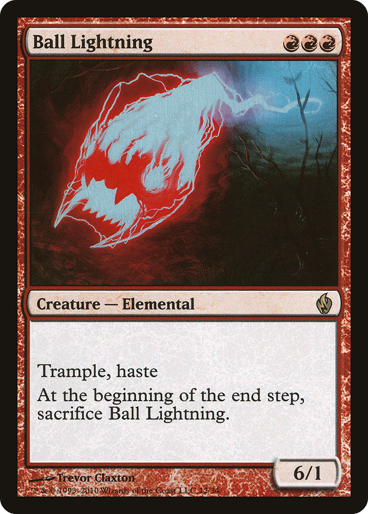 Ball Lightning — Premium Deck Series: Fire and Lightning — Magic: The Gathering