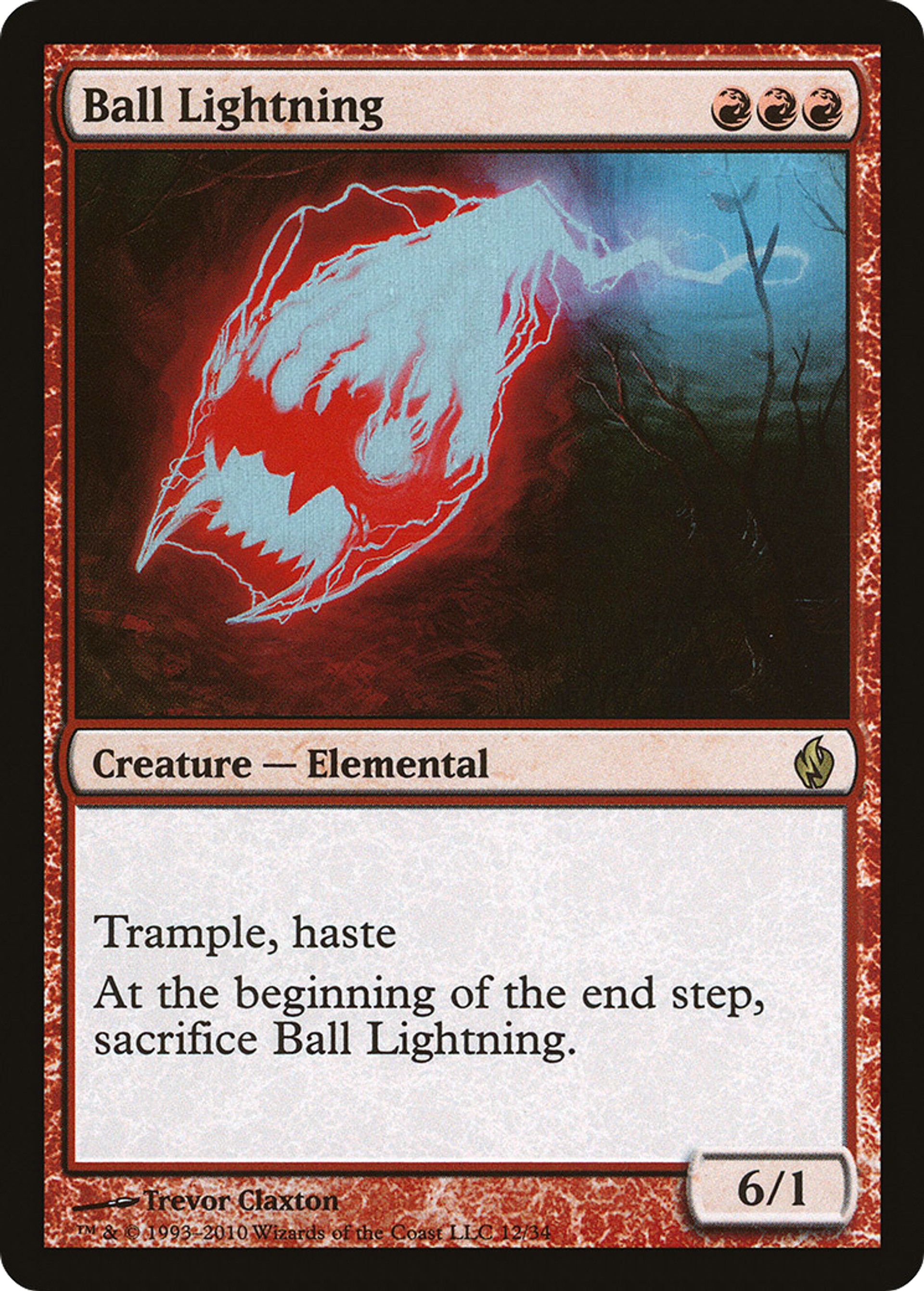 Boule fulgurante — Premium Deck Series: Fire and Lightning — Magic: The Gathering