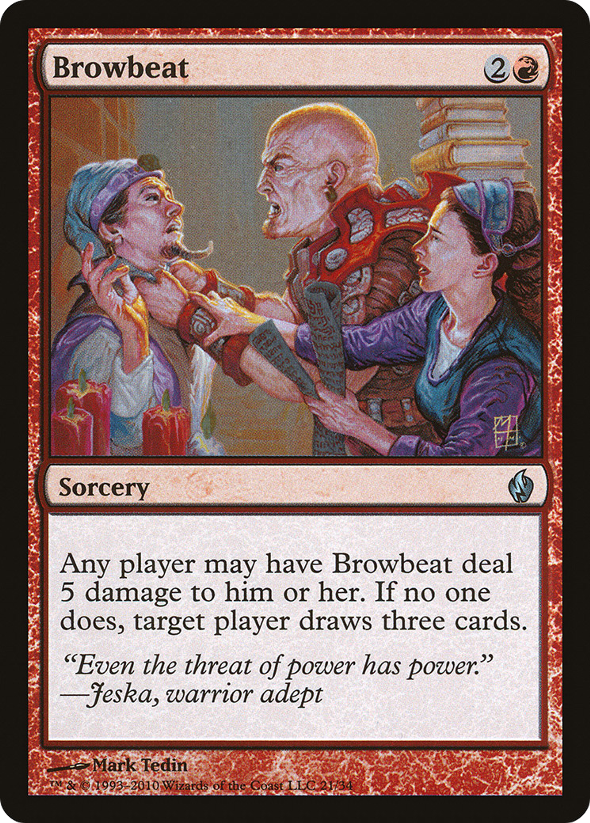 Rudoiement — Premium Deck Series: Fire and Lightning — Magic: The Gathering