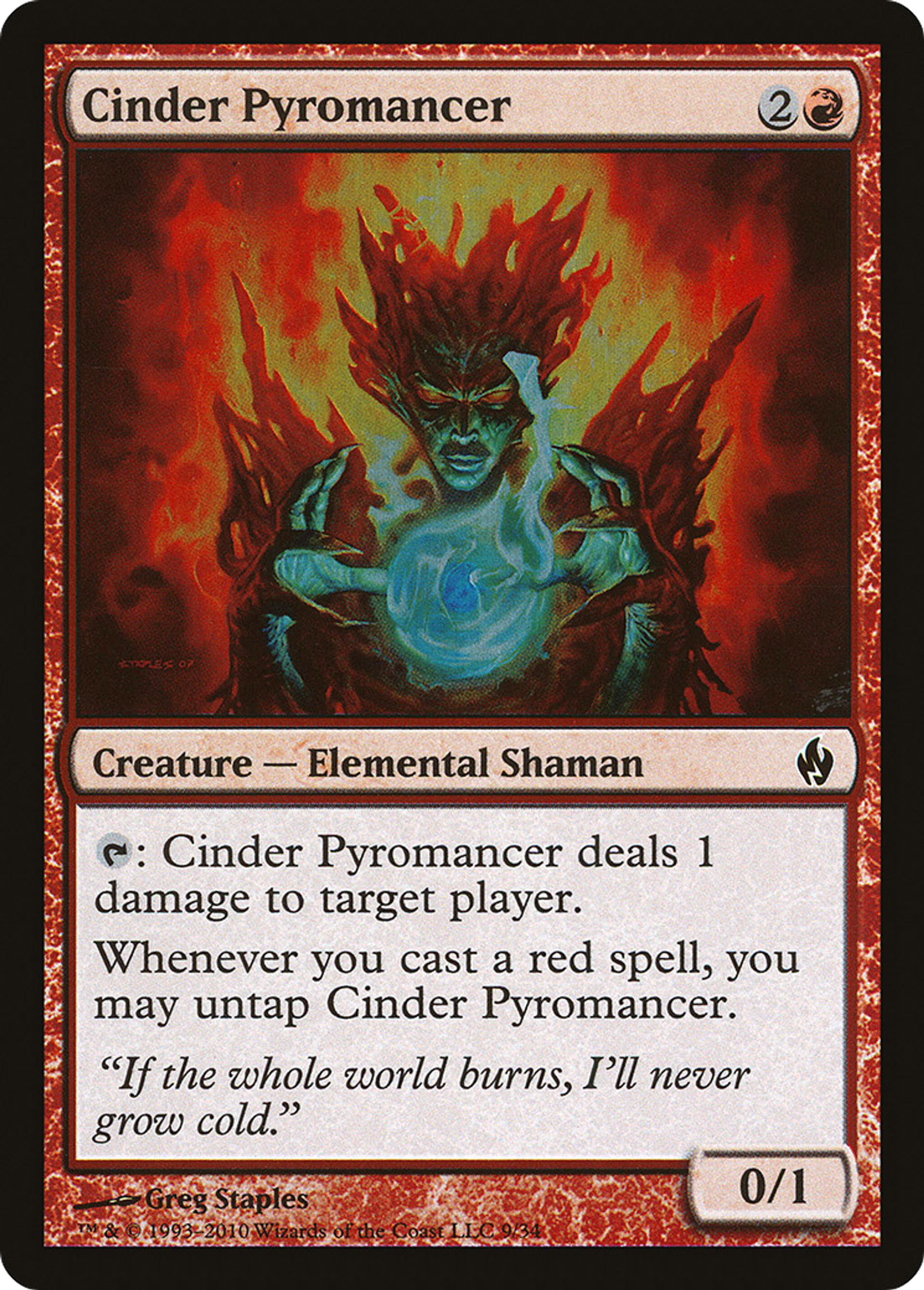 Pyromancien scoriacé — Premium Deck Series: Fire and Lightning — Magic: The Gathering