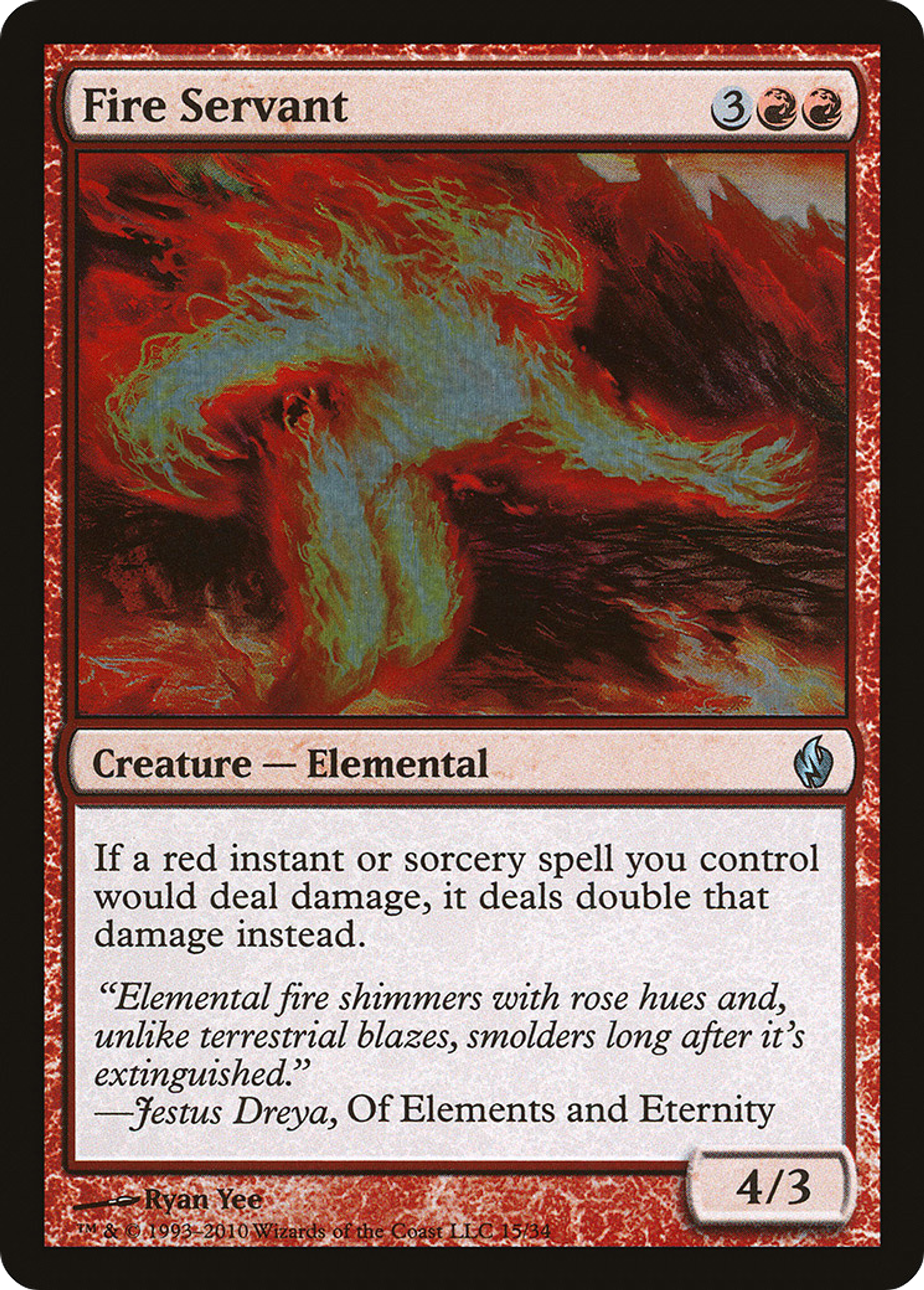 Servant de feu — Premium Deck Series: Fire and Lightning — Magic: The Gathering