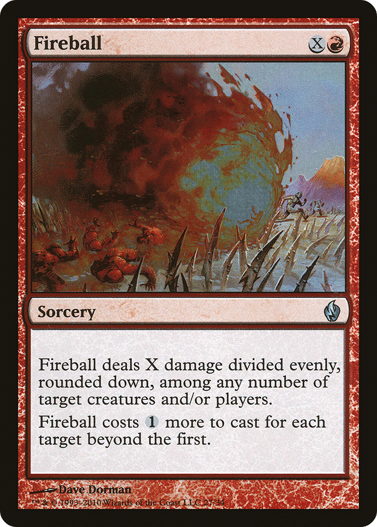 Fireball — Premium Deck Series: Fire and Lightning — Magic: The Gathering