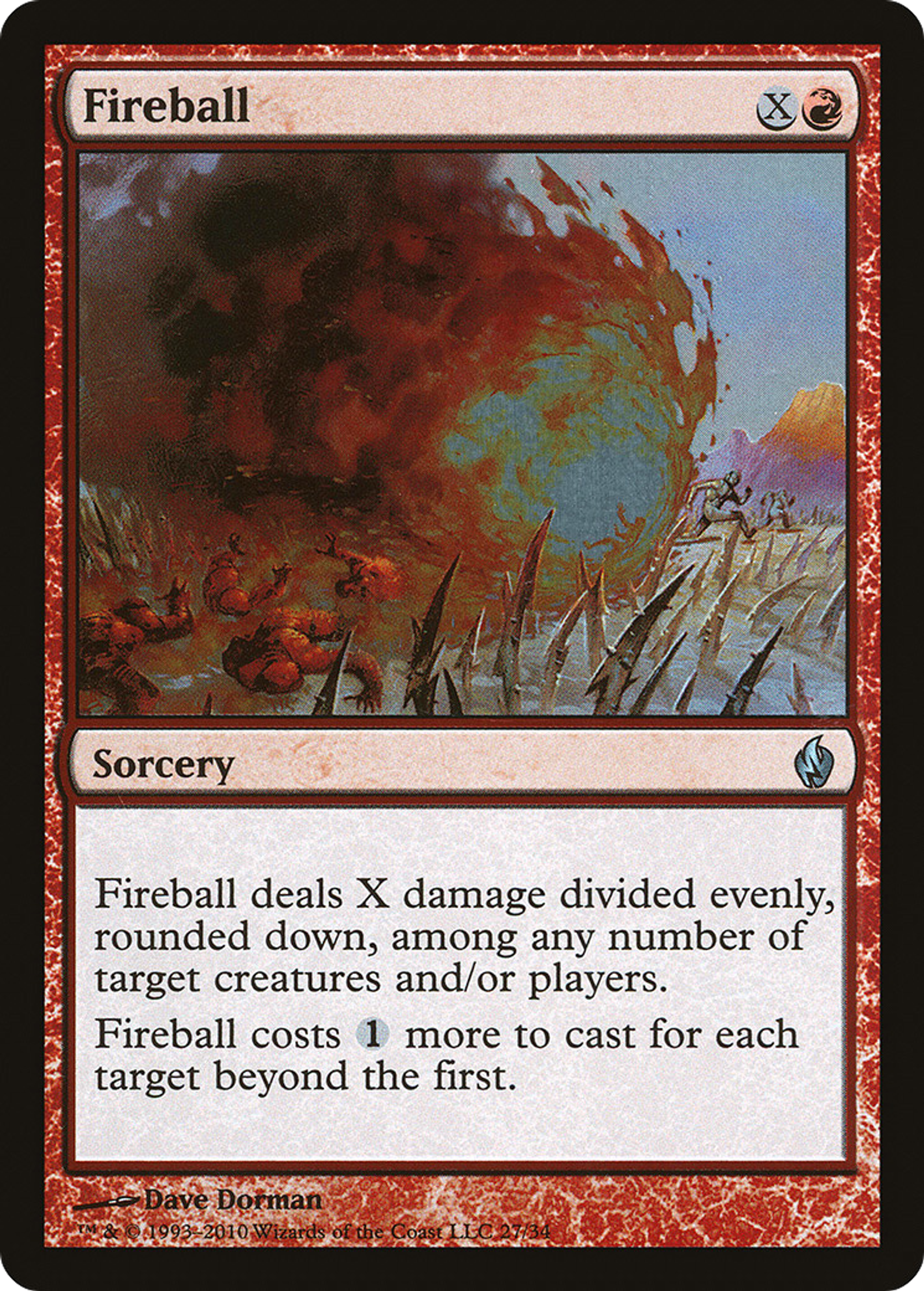 Boule de feu — Premium Deck Series: Fire and Lightning — Magic: The Gathering