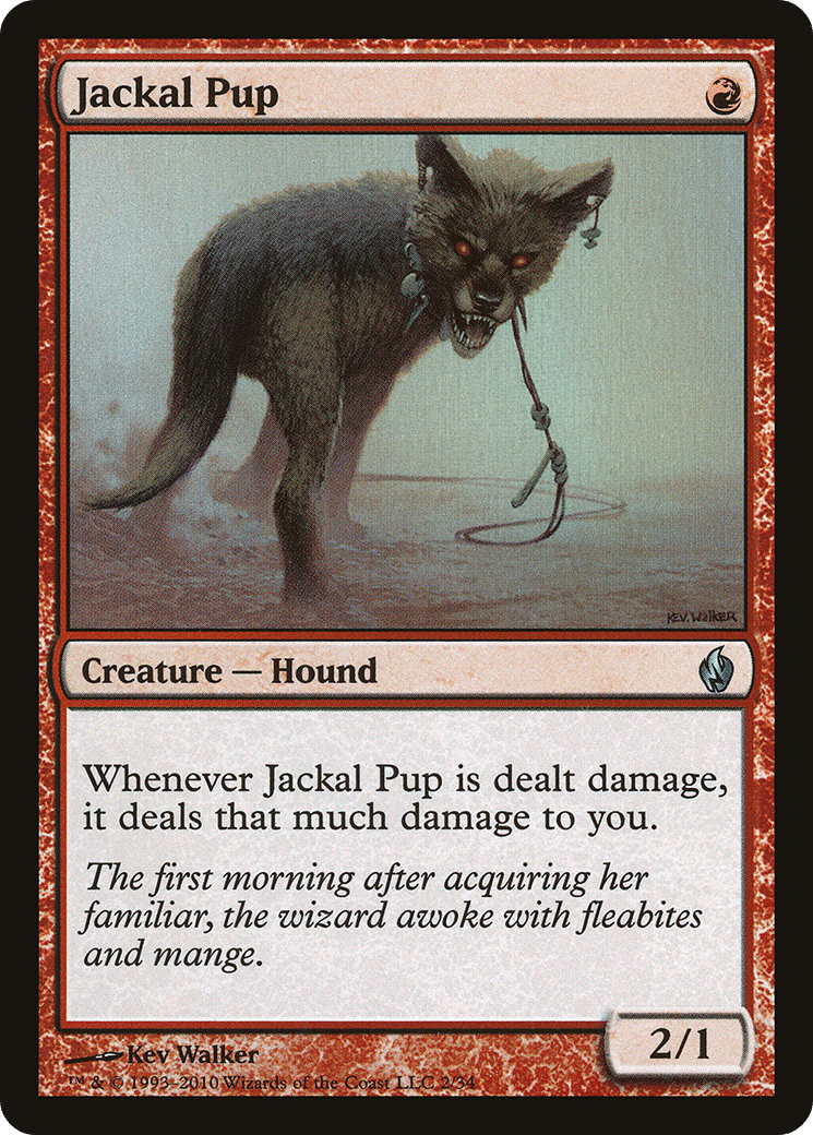 Jackal Pup — Premium Deck Series: Fire and Lightning — Magic: The Gathering