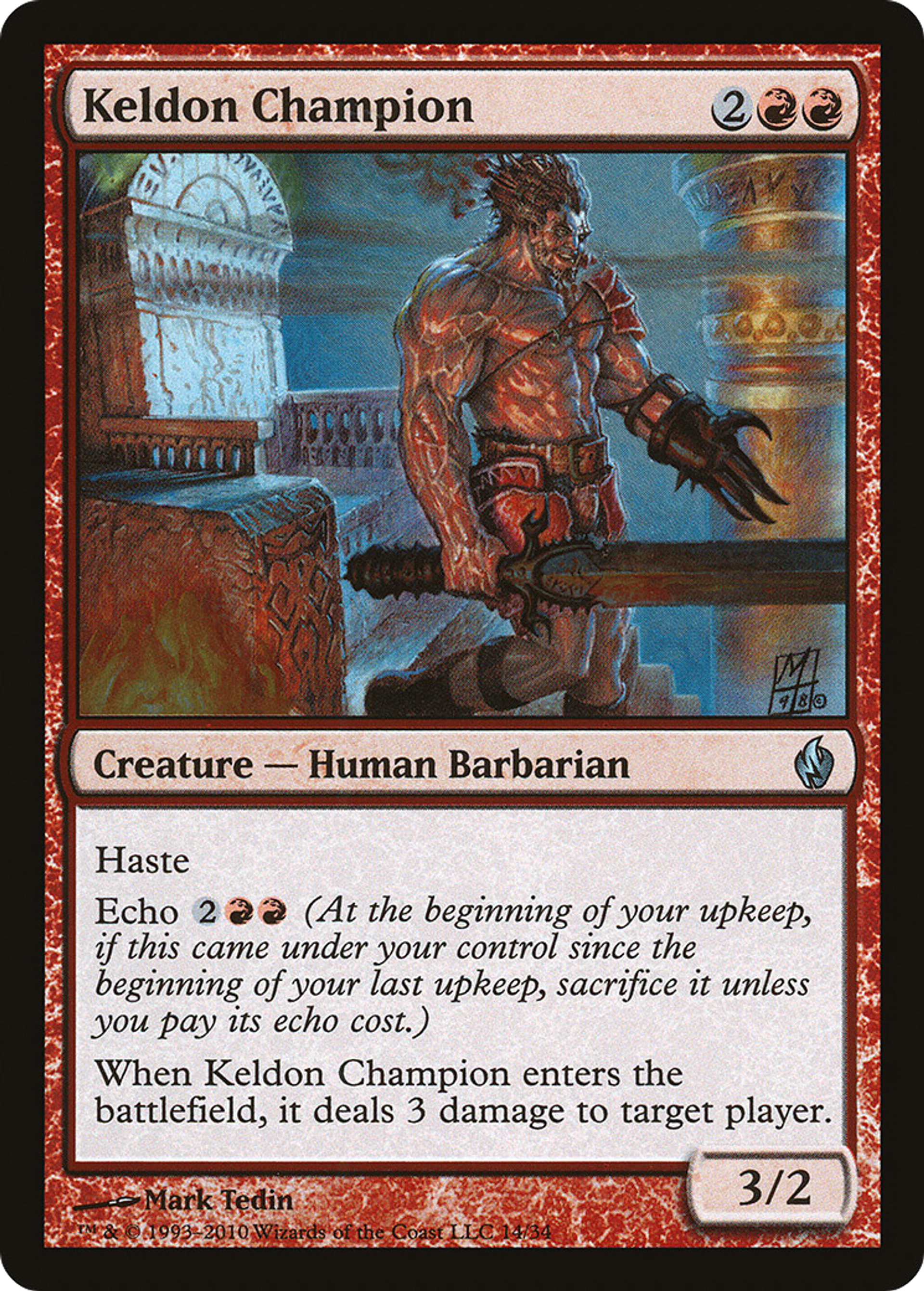Champion Kelde — Premium Deck Series: Fire and Lightning — Magic: The Gathering