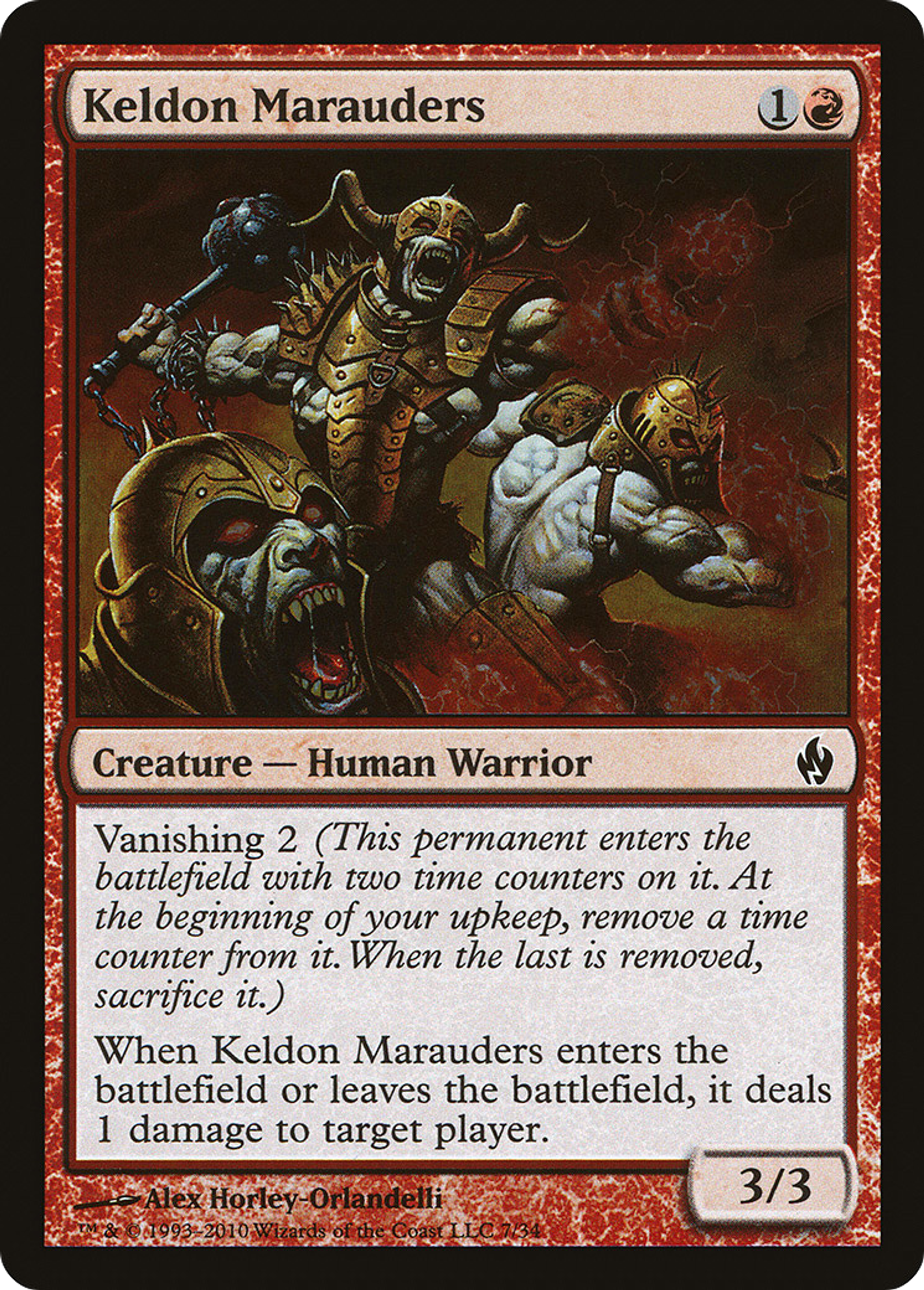 Maraudeurs keldes — Premium Deck Series: Fire and Lightning — Magic: The Gathering