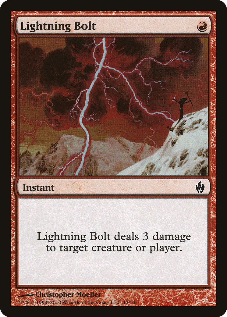 Lightning Bolt — Premium Deck Series: Fire and Lightning — Magic: The Gathering