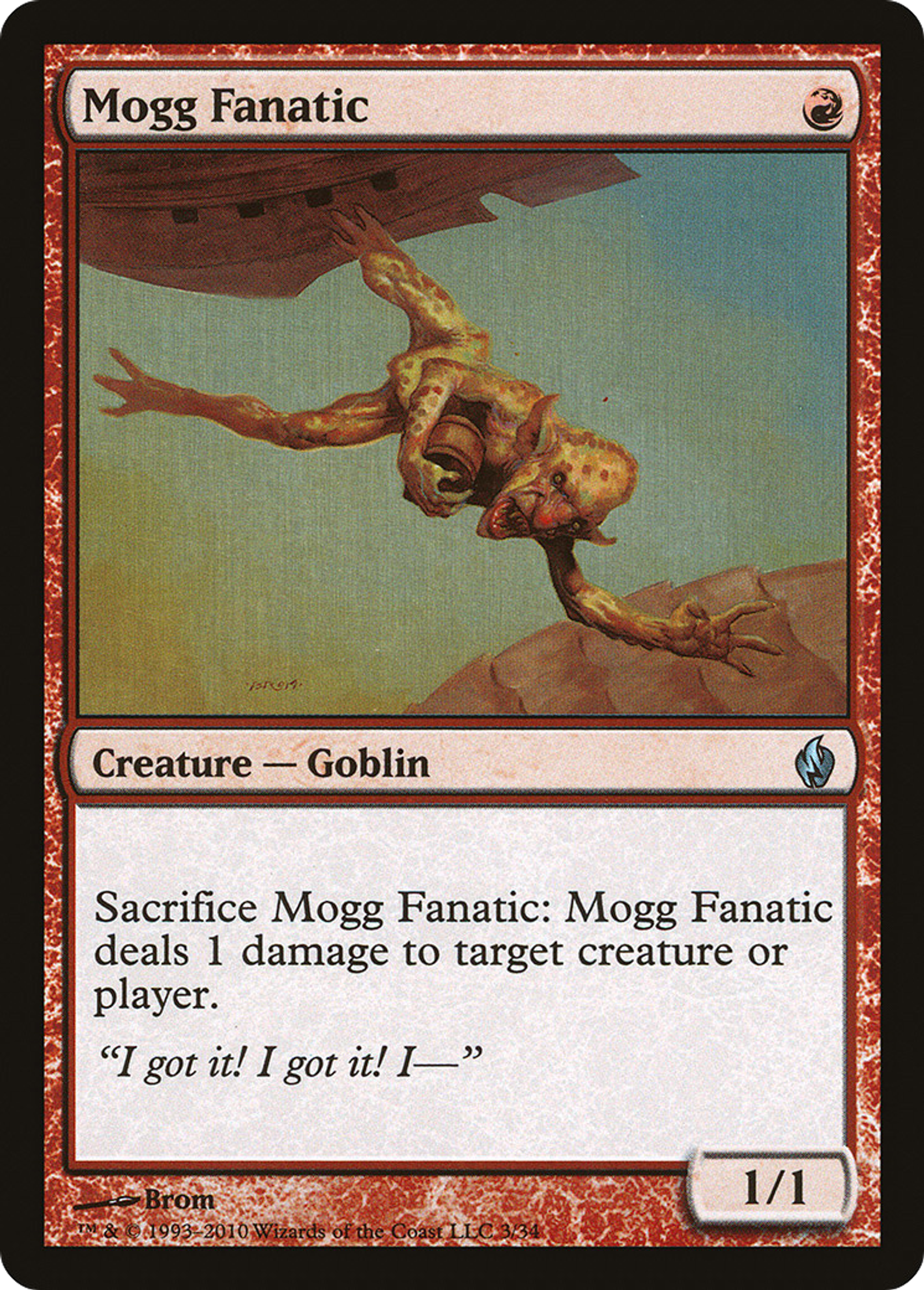 Mogg fanatique — Premium Deck Series: Fire and Lightning — Magic: The Gathering
