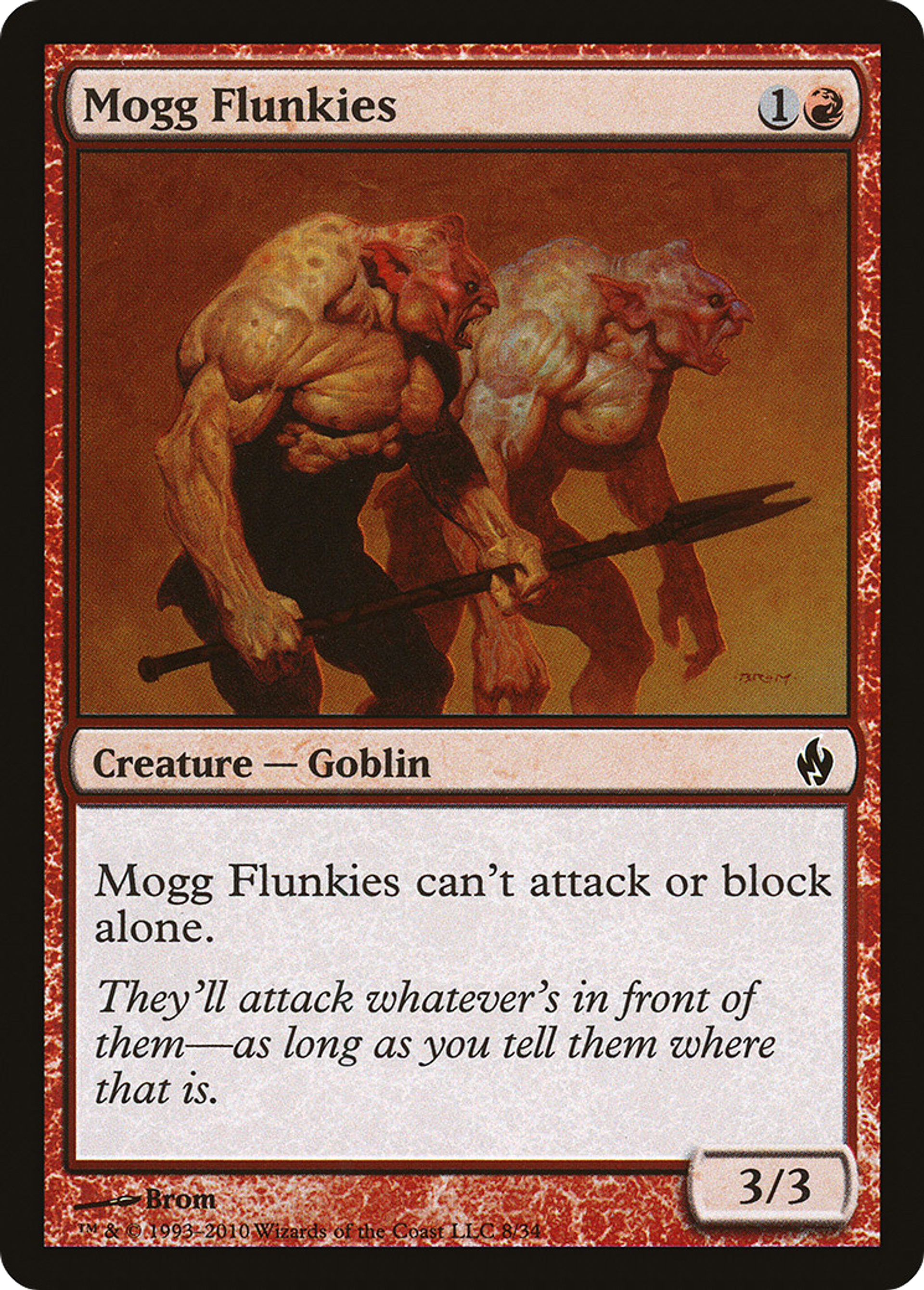 Moggs bas-de-plafond — Premium Deck Series: Fire and Lightning — Magic: The Gathering
