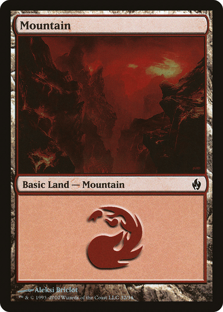 Mountain — Premium Deck Series: Fire and Lightning — Magic: The Gathering