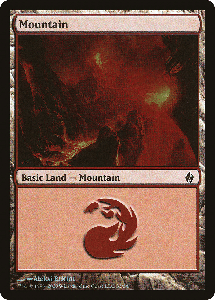 Mountain — Premium Deck Series: Fire and Lightning — Magic: The Gathering