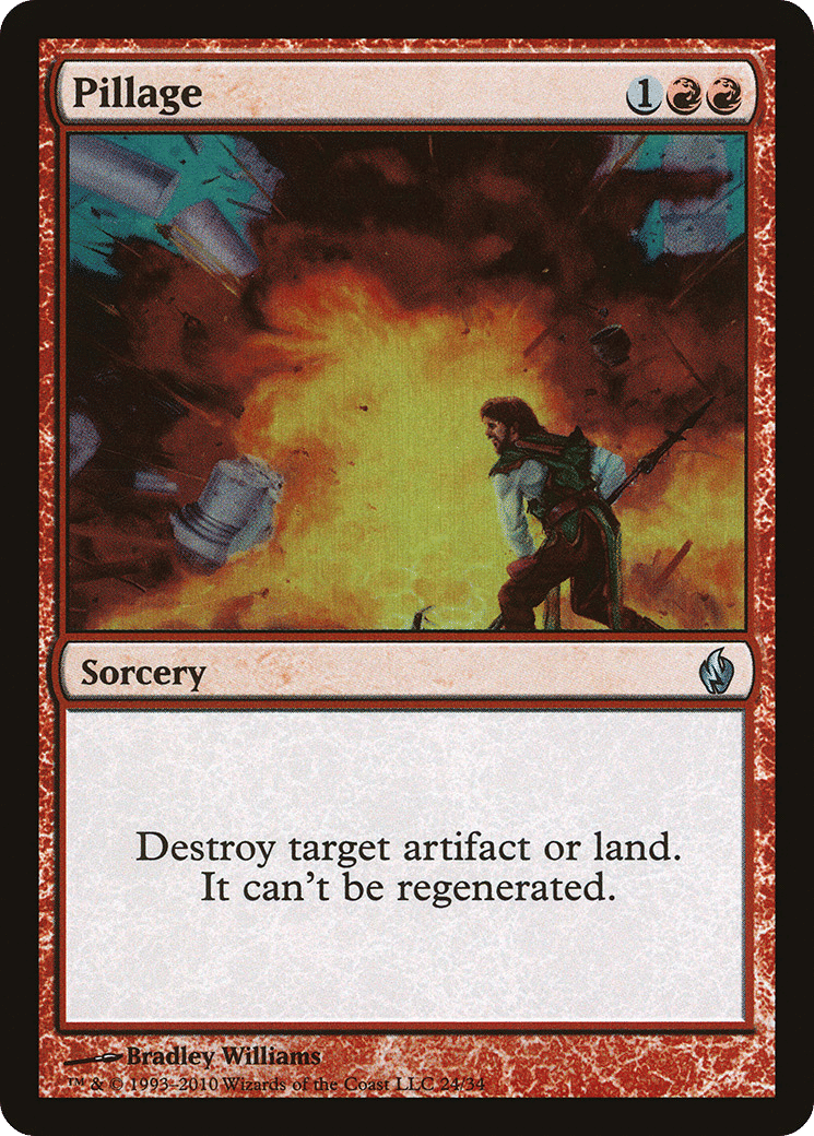 Pillage — Premium Deck Series: Fire and Lightning — Magic: The Gathering