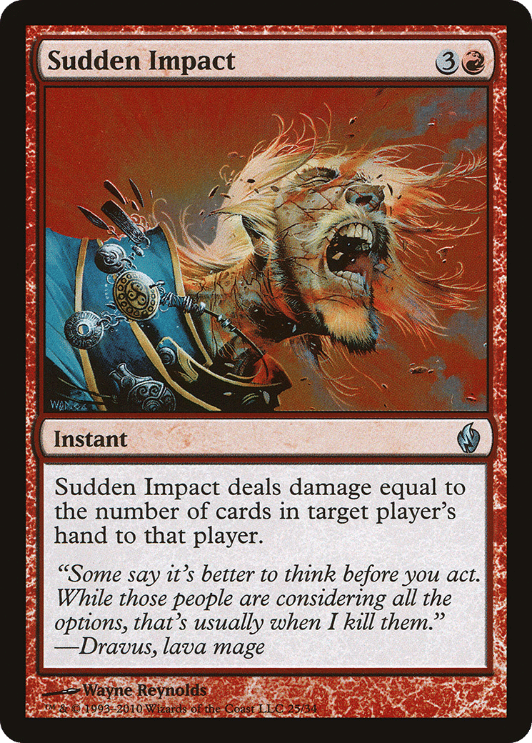 Sudden Impact — Premium Deck Series: Fire and Lightning — Magic: The Gathering