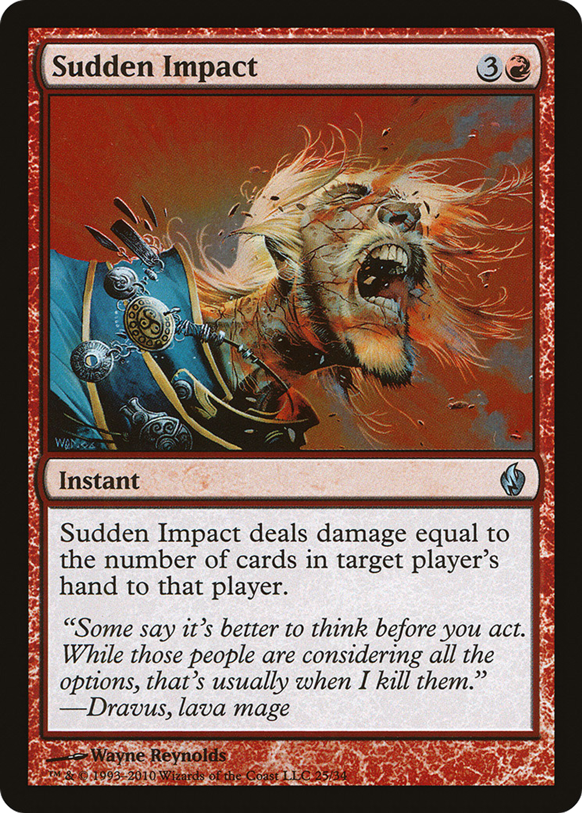 Choc soudain — Premium Deck Series: Fire and Lightning — Magic: The Gathering