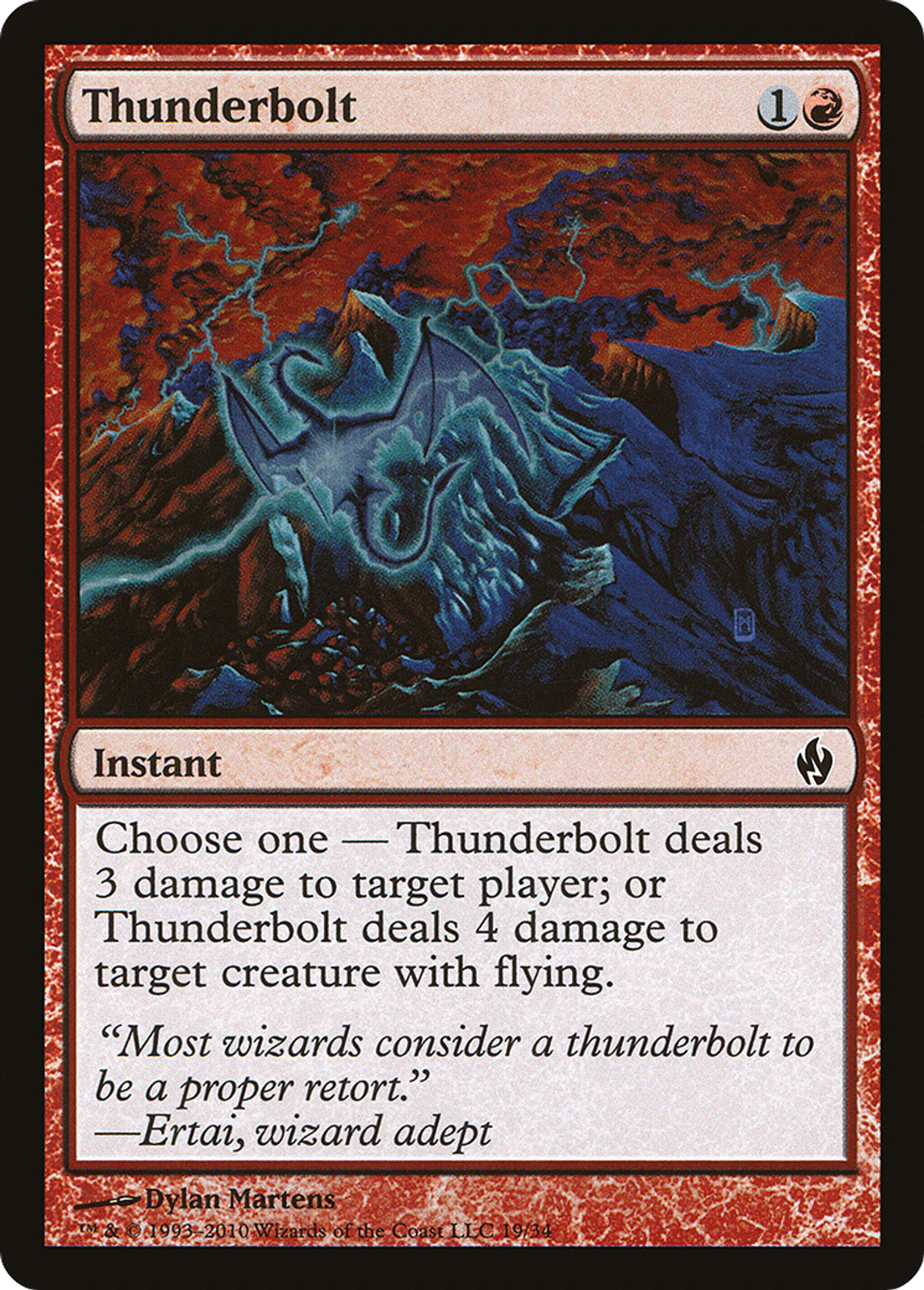 Éclair foudroyant — Premium Deck Series: Fire and Lightning — Magic: The Gathering