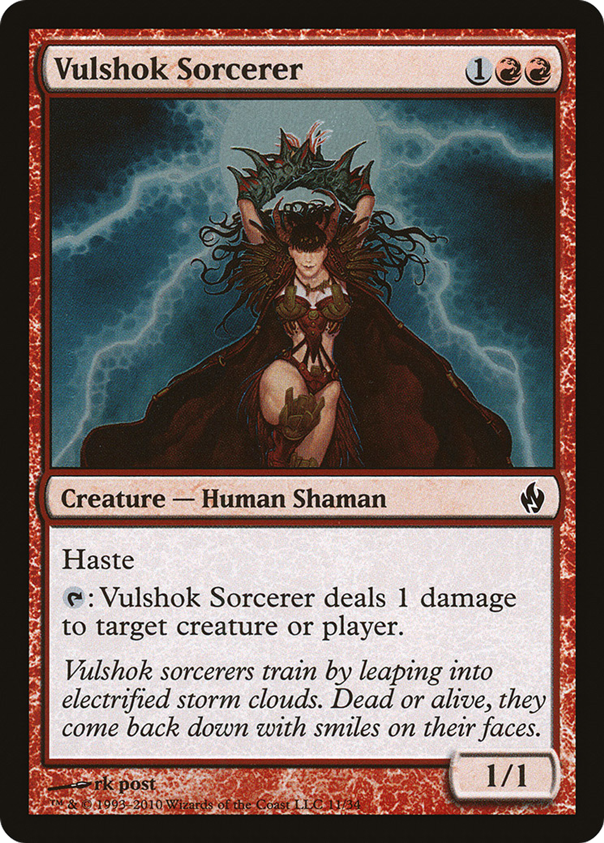 Sorcière vulshoke — Premium Deck Series: Fire and Lightning — Magic: The Gathering