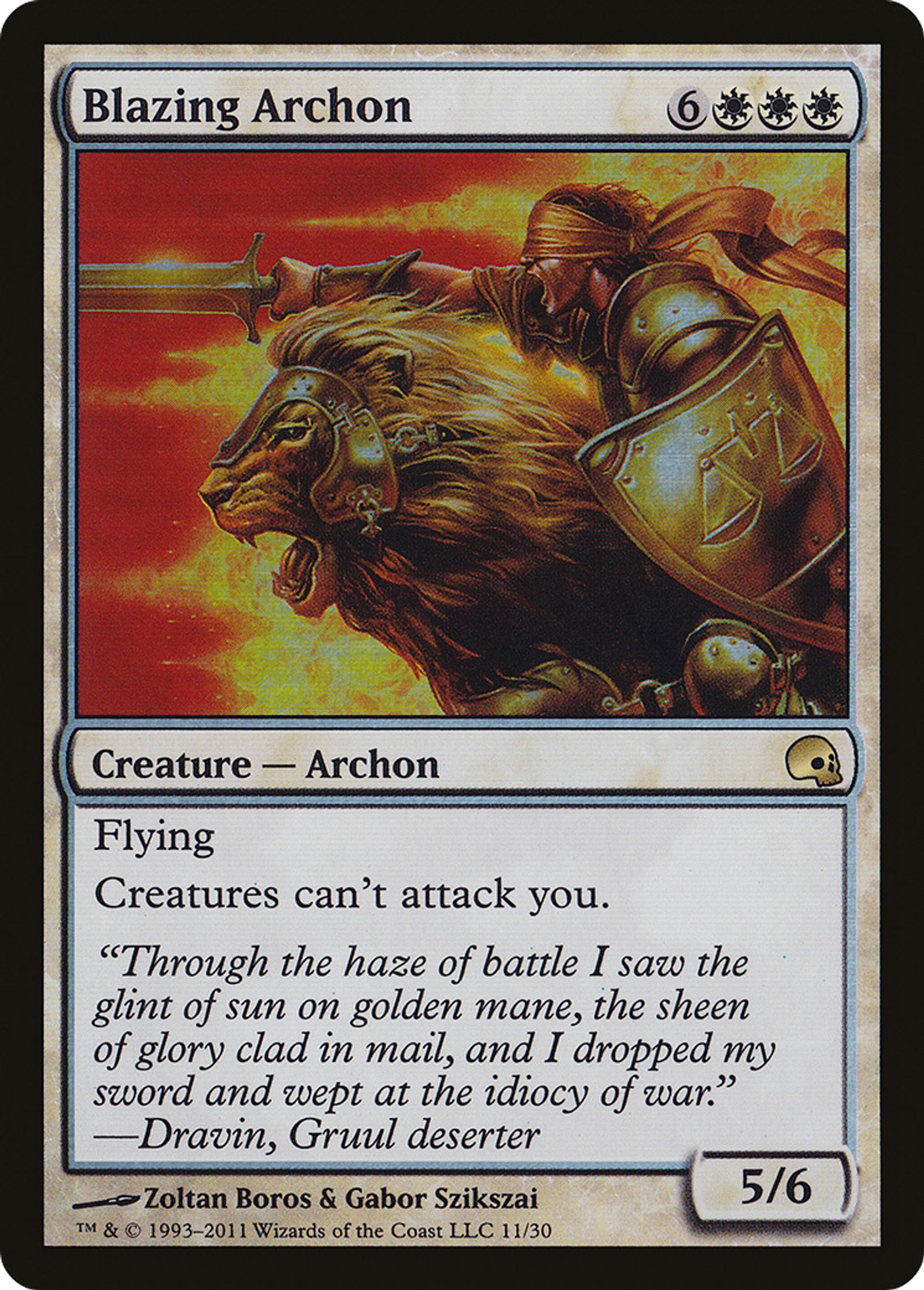 Archonte brûlant — Premium Deck Series: Graveborn — Magic: The Gathering