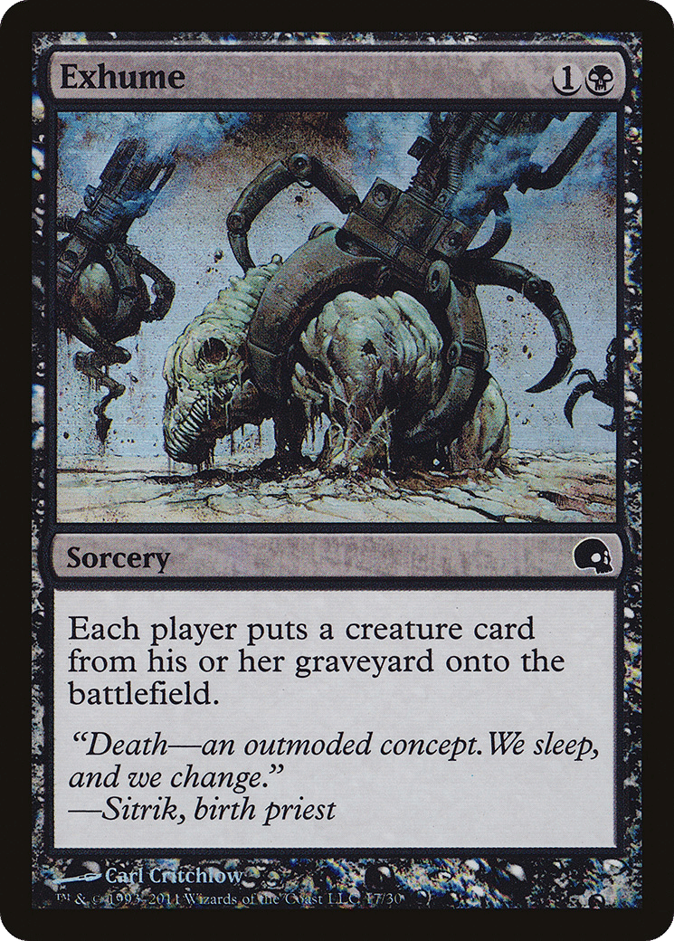 Exhume — Premium Deck Series: Graveborn — Magic: The Gathering