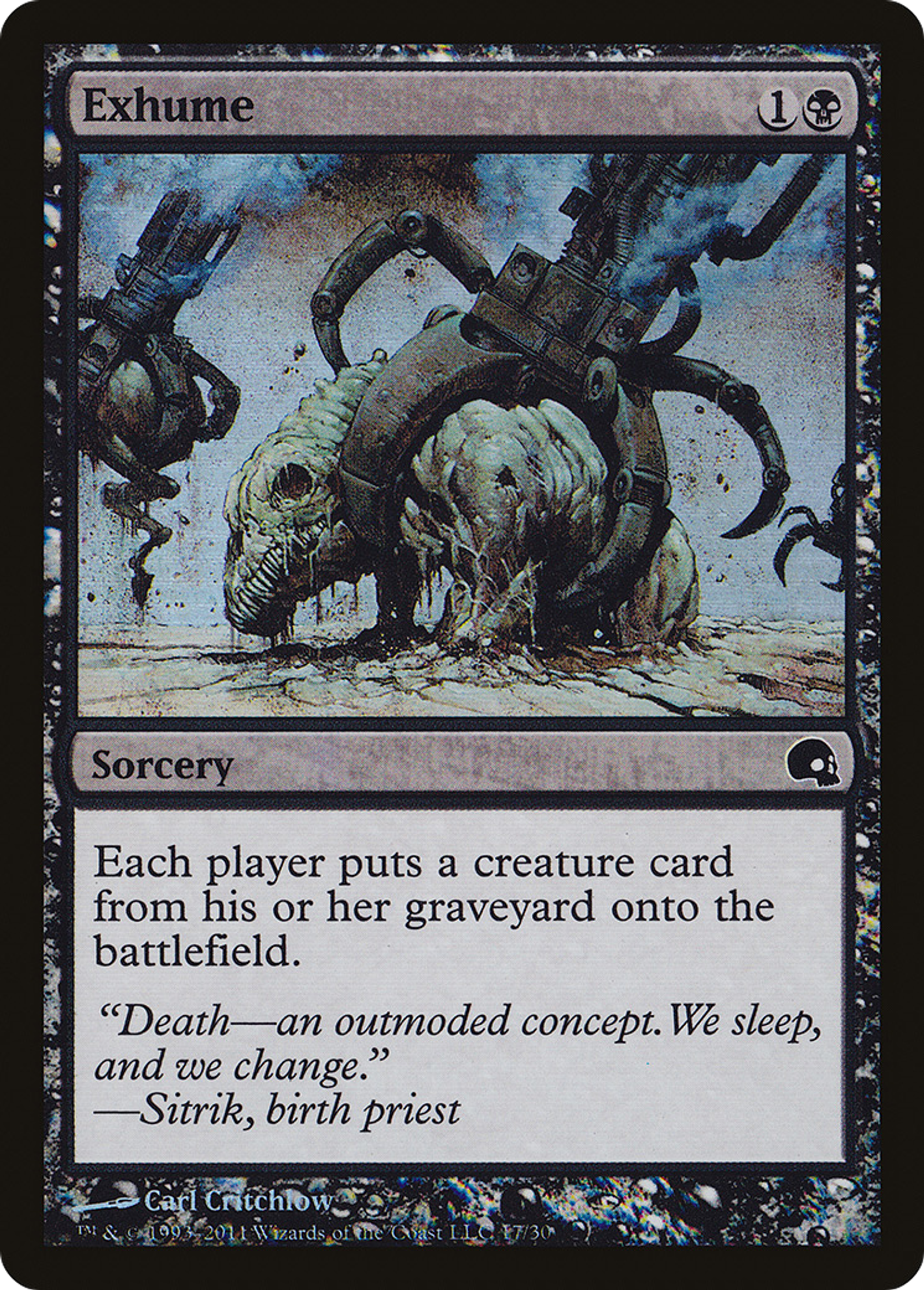Exhume — Premium Deck Series: Graveborn — Magic: The Gathering