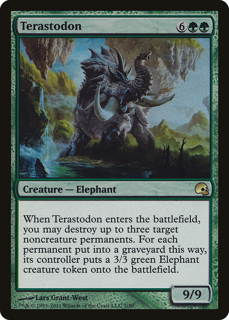 Terastodon — Premium Deck Series: Graveborn — Magic: The Gathering