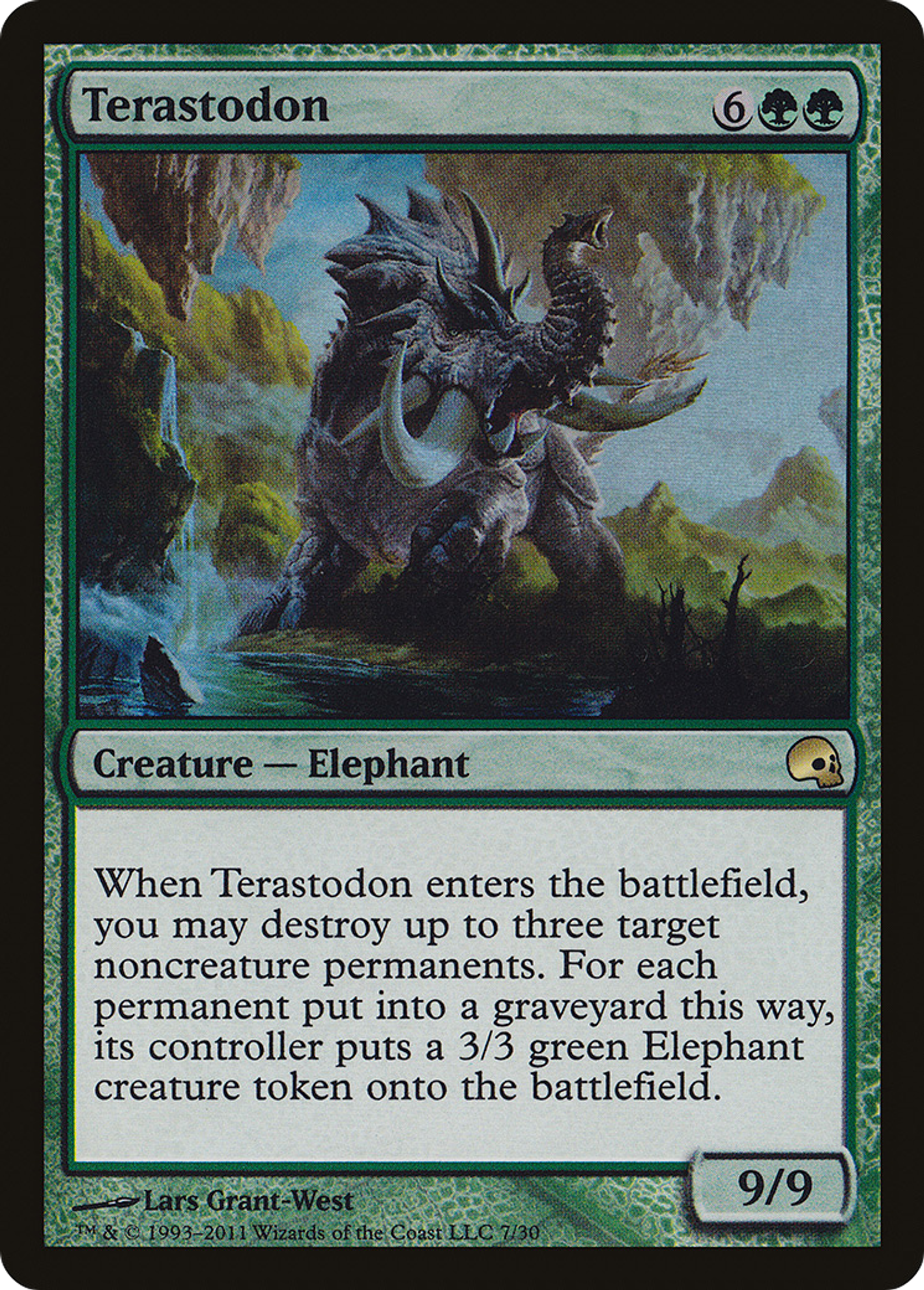 Terastodon — Premium Deck Series: Graveborn — Magic: The Gathering