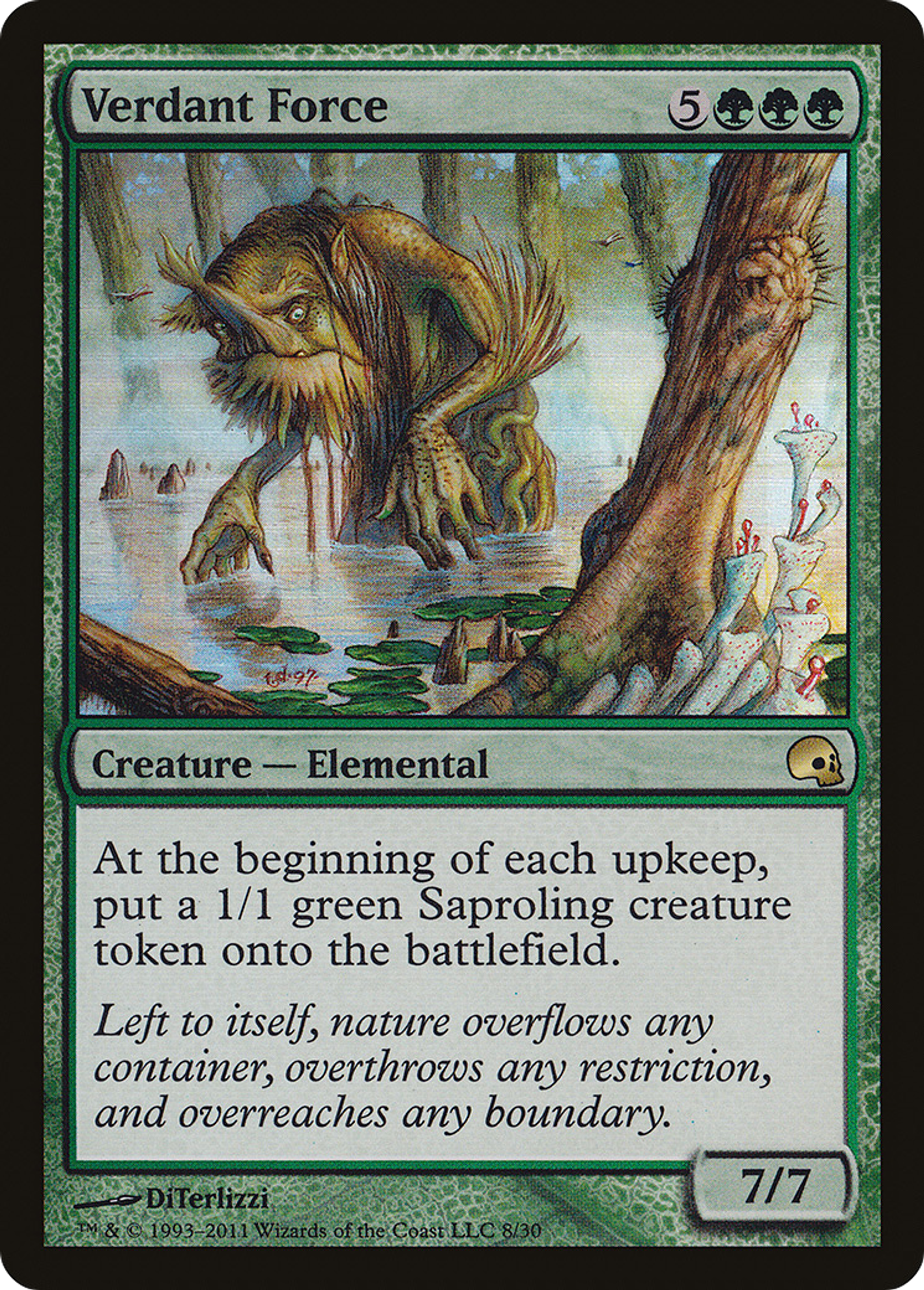 Force verdoyante — Premium Deck Series: Graveborn — Magic: The Gathering