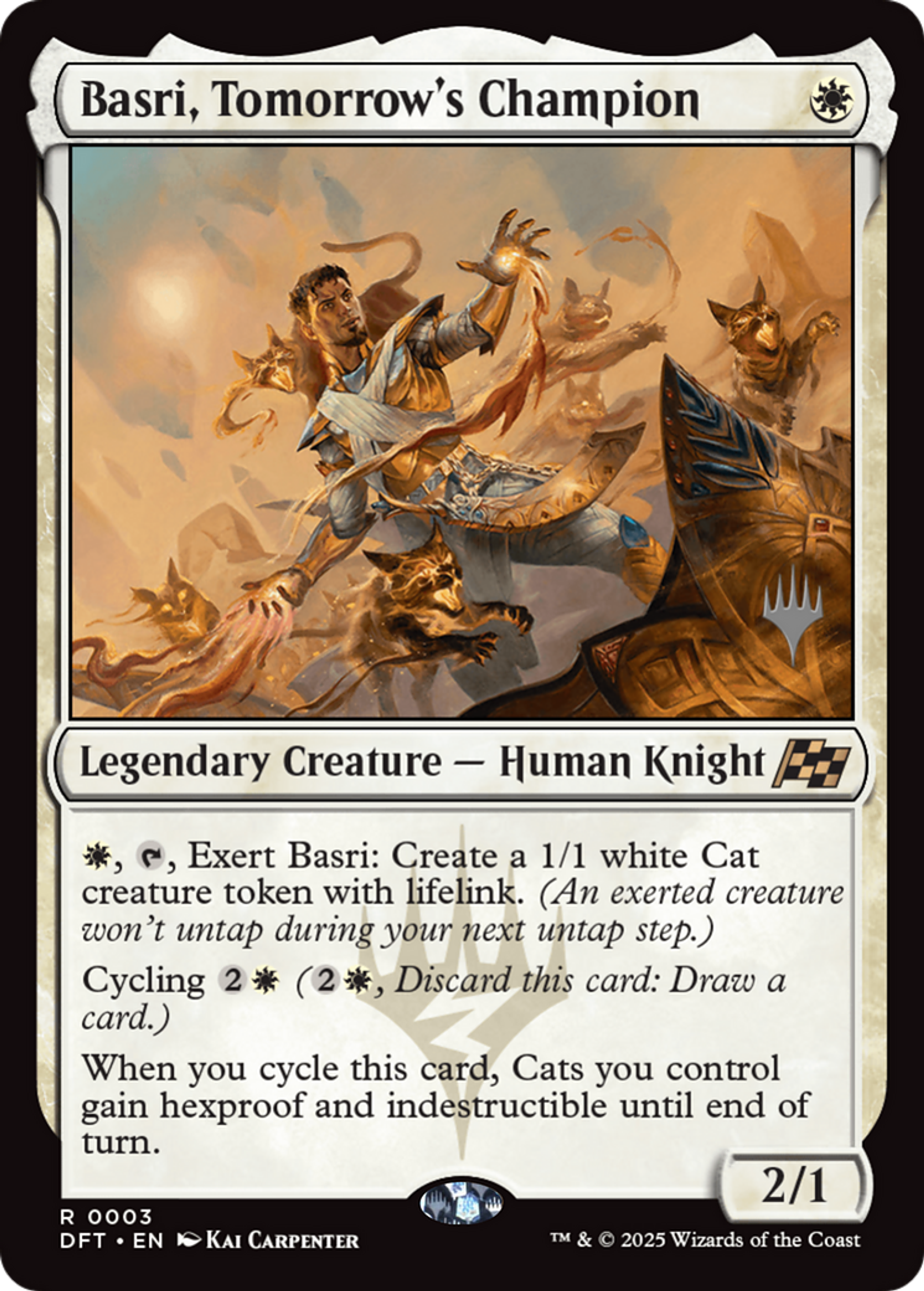 Basri, Tomorrow's Champion — Aetherdrift Promos — Magic: The Gathering
